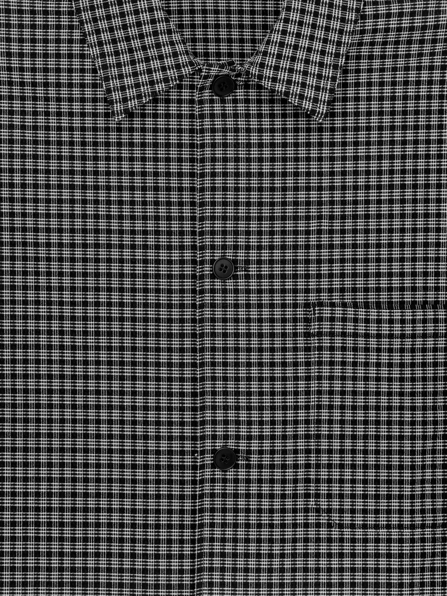 Chemise en crépon de coton - Noir/Blanc - 6