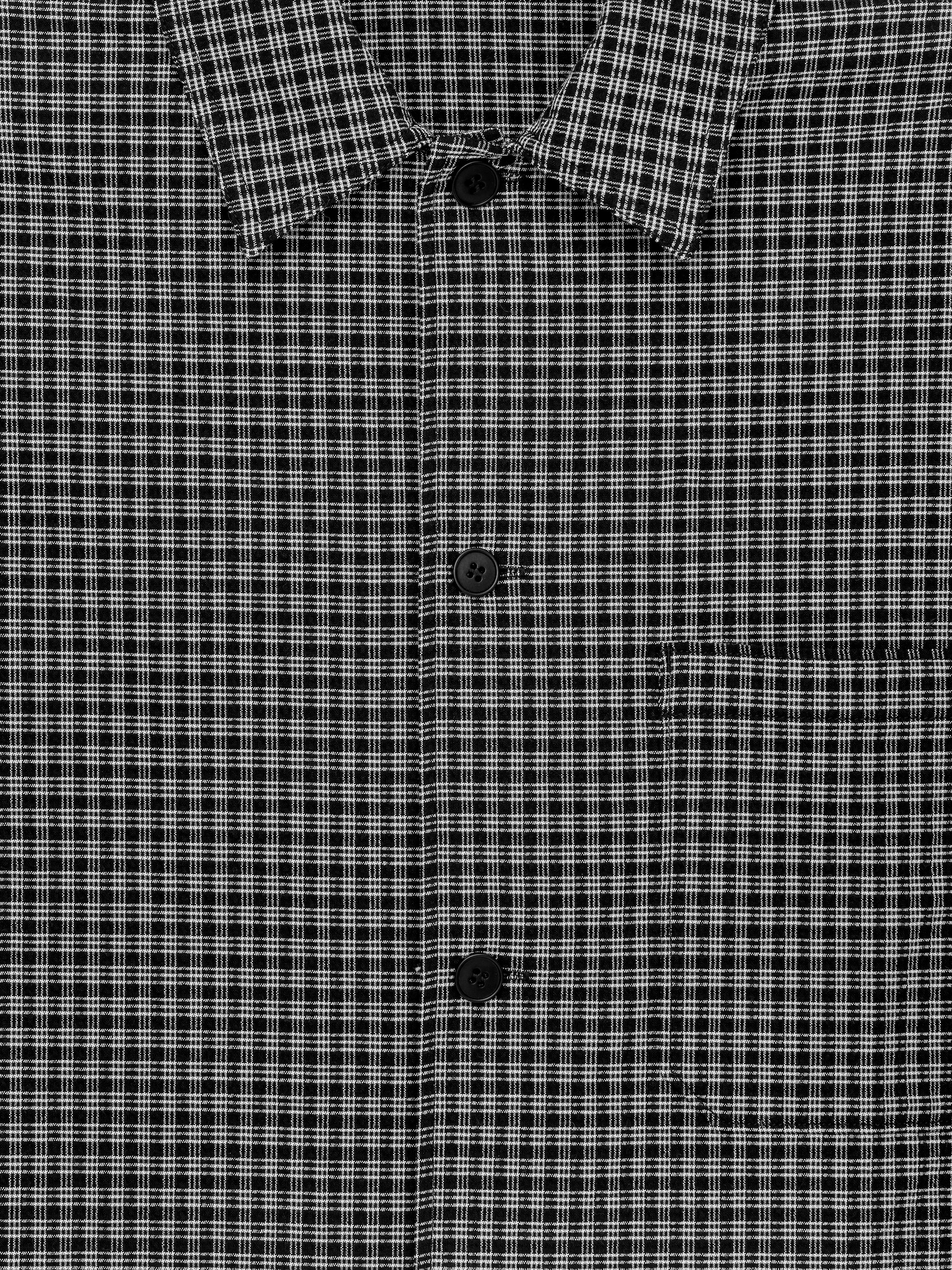 Relaxed Seersucker Shirt - Black/White - Relaxed fit - Men - StillMedia/DescriptiveDetail - 2