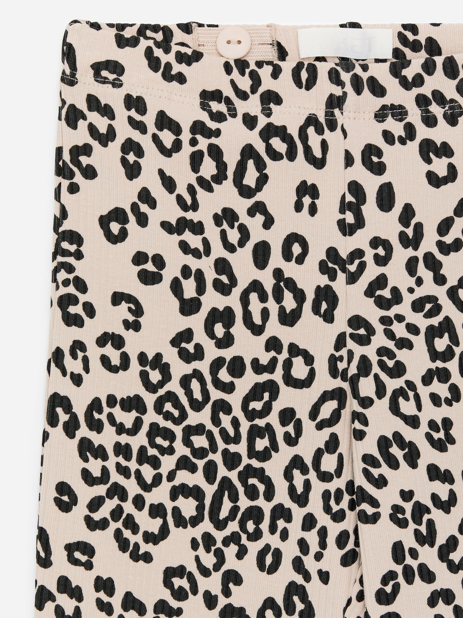 Flared Rib Leggings - Beige/Black - Regular fit - Children - StillMedia/DescriptiveStillLife - 3