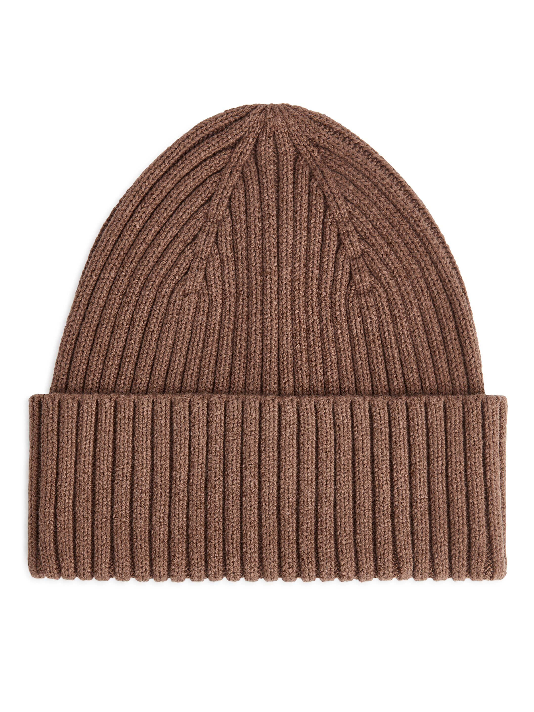Visa större bild: Ribbstickad mössa - Brun - BARN | H&M SE 1