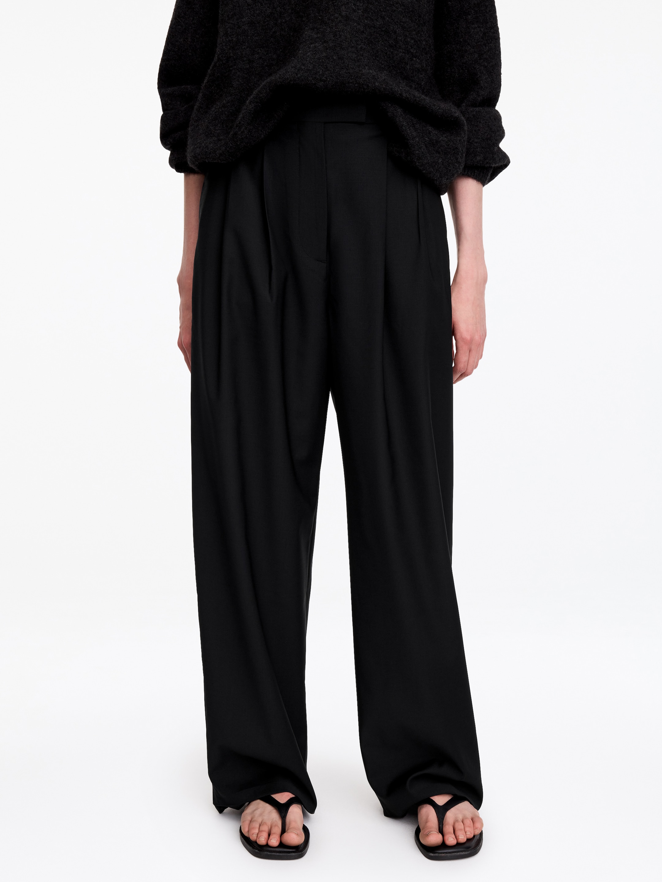 Pantalones de sastre anchos - Negro - Corte holgado - women - StillMedia/Lookbook - 10