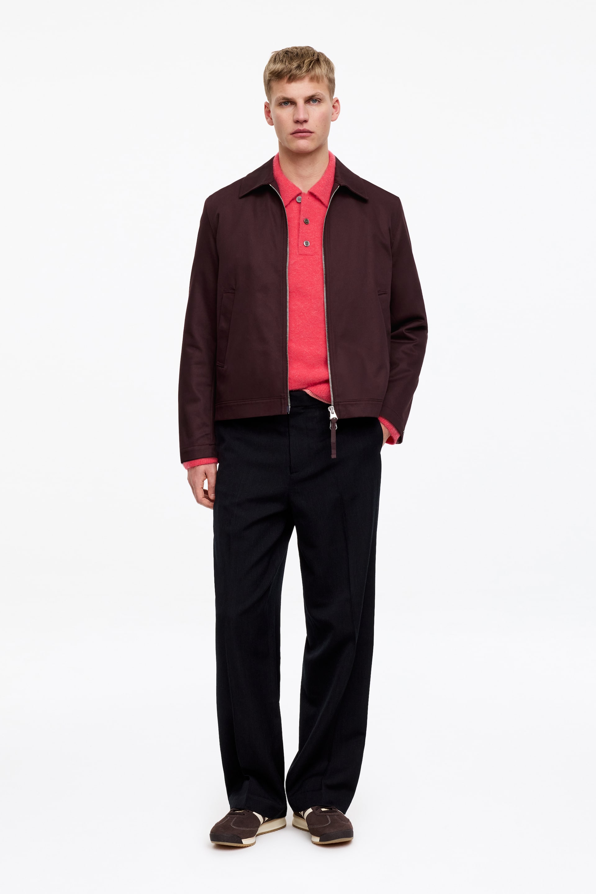 Vezi imaginea mai mare: Jachetă Drizzler din bumbac - Maro - BĂRBAŢI | H&M RO 1