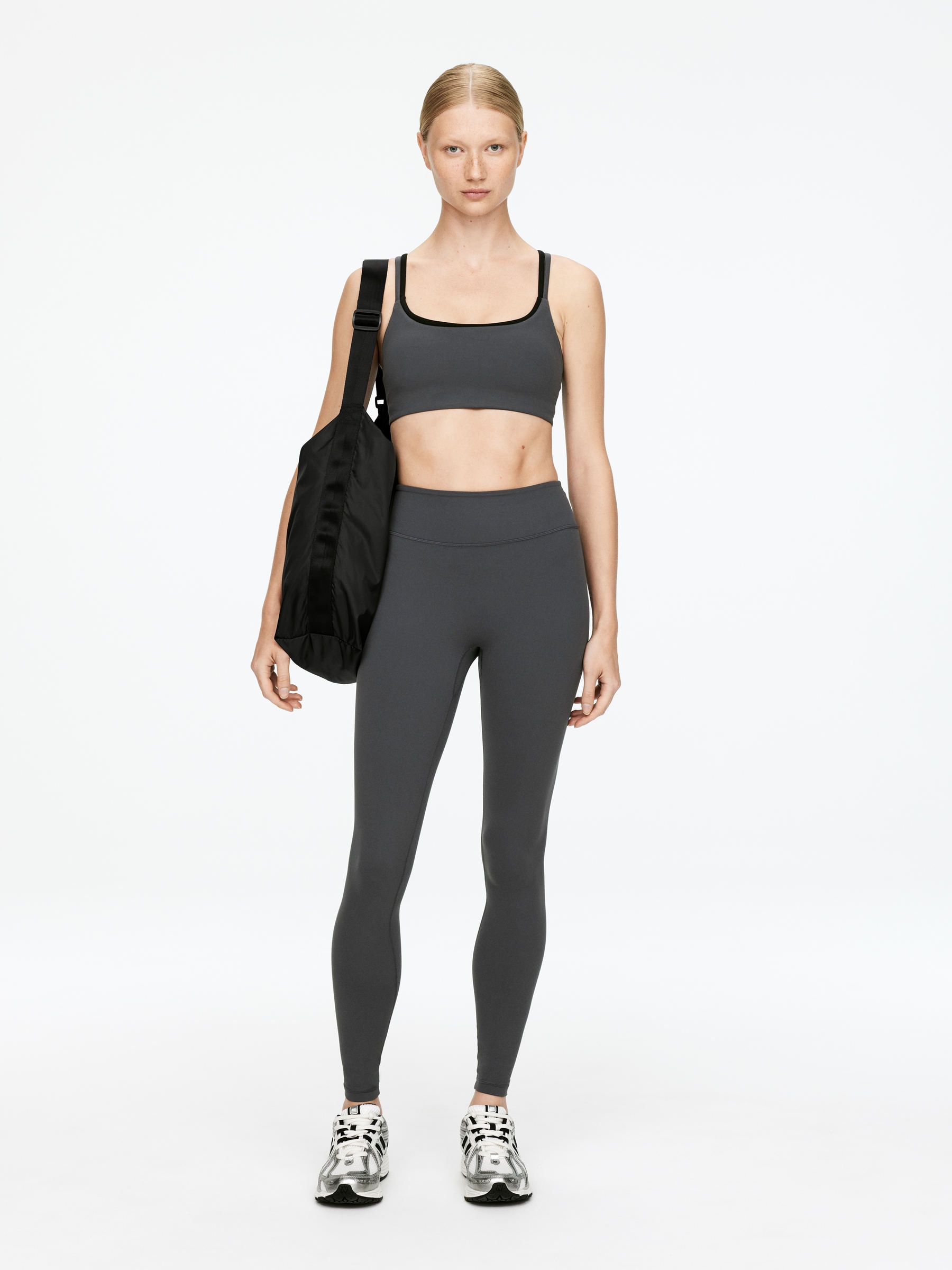 Soft Stretch Leggings-#41444A-16964