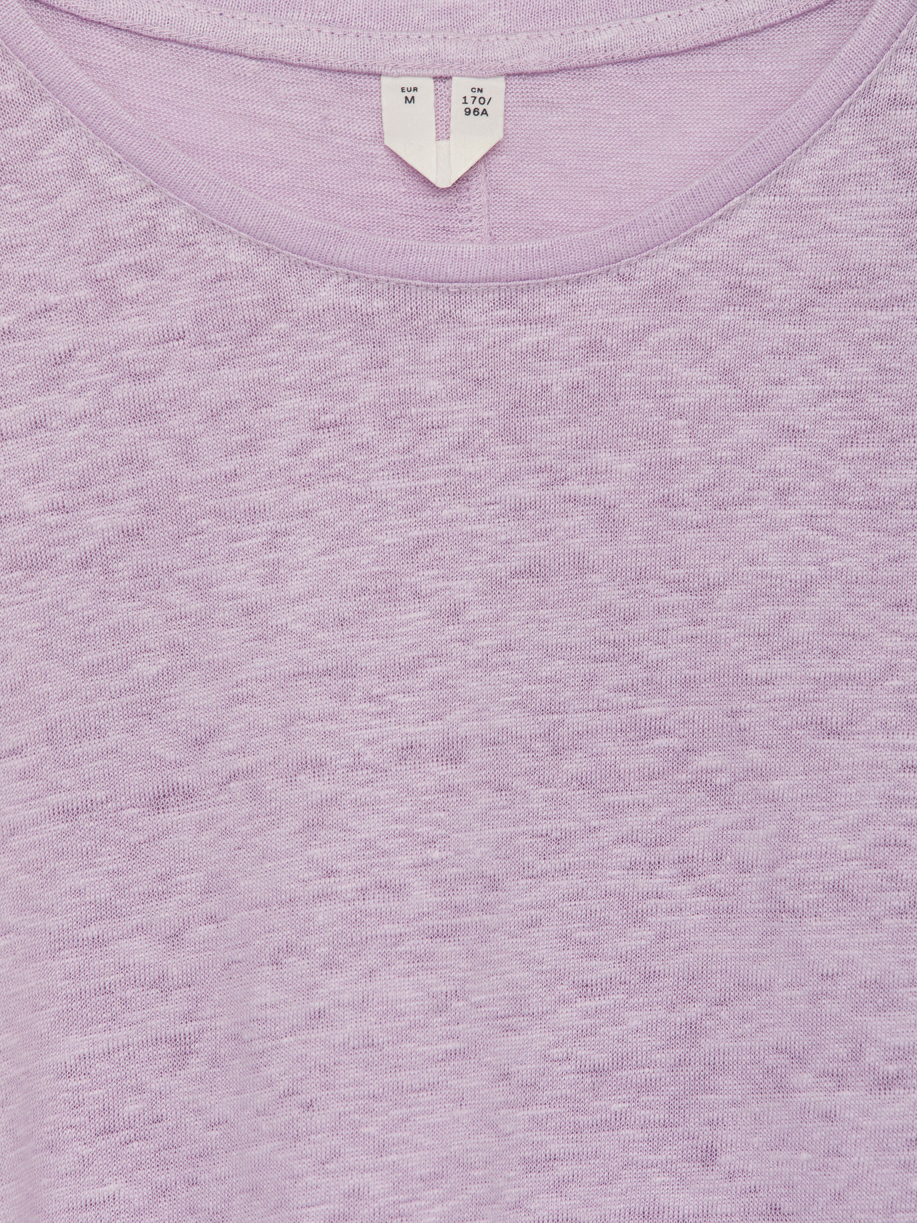 Camiseta de punto de lino - Lila - Corte estándar - Women - StillMedia/DescriptiveDetail - 1