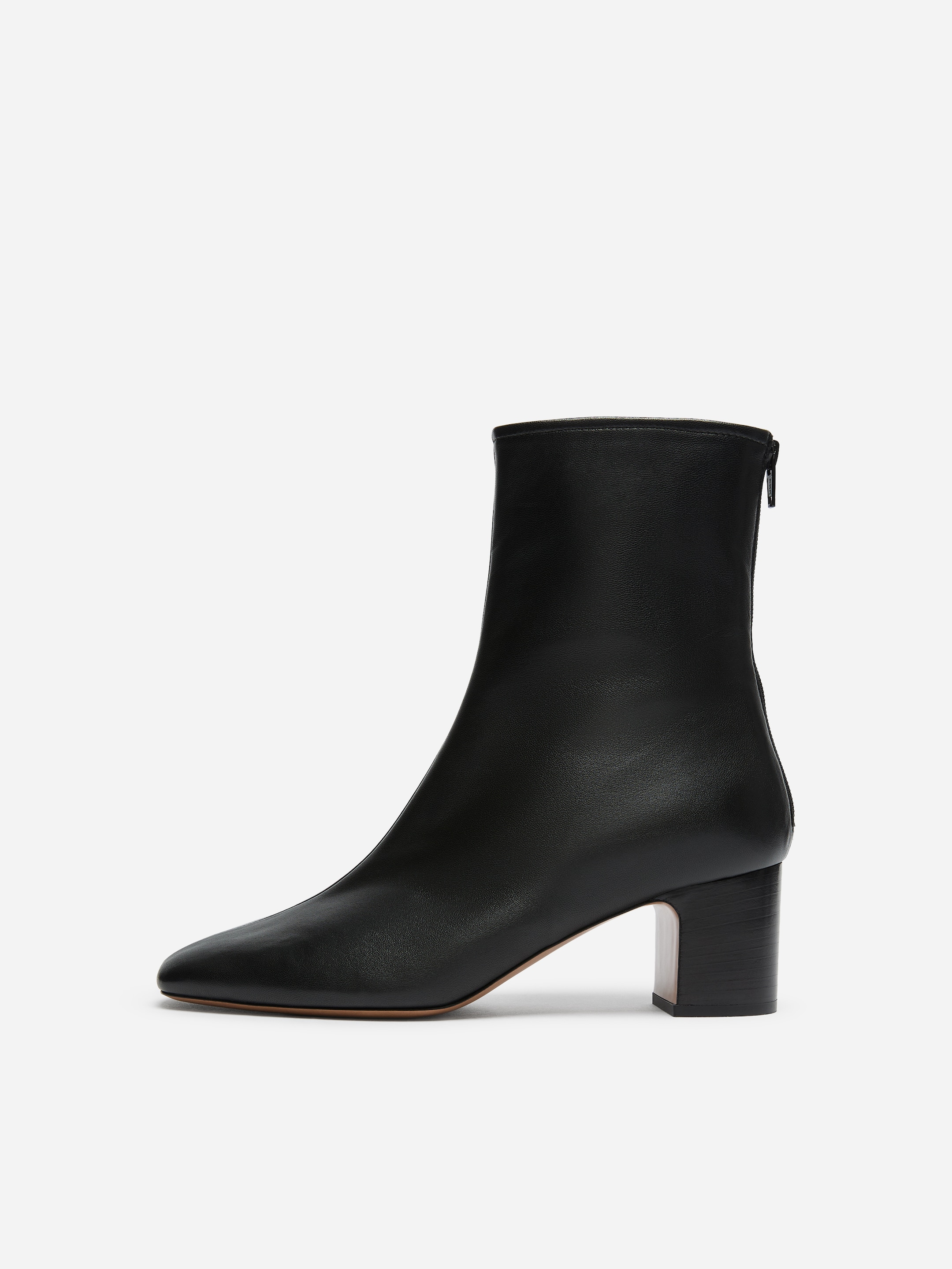 Bottines en cuir de style chaussette - Noir - women - StillMedia/DescriptiveStillLife - 1