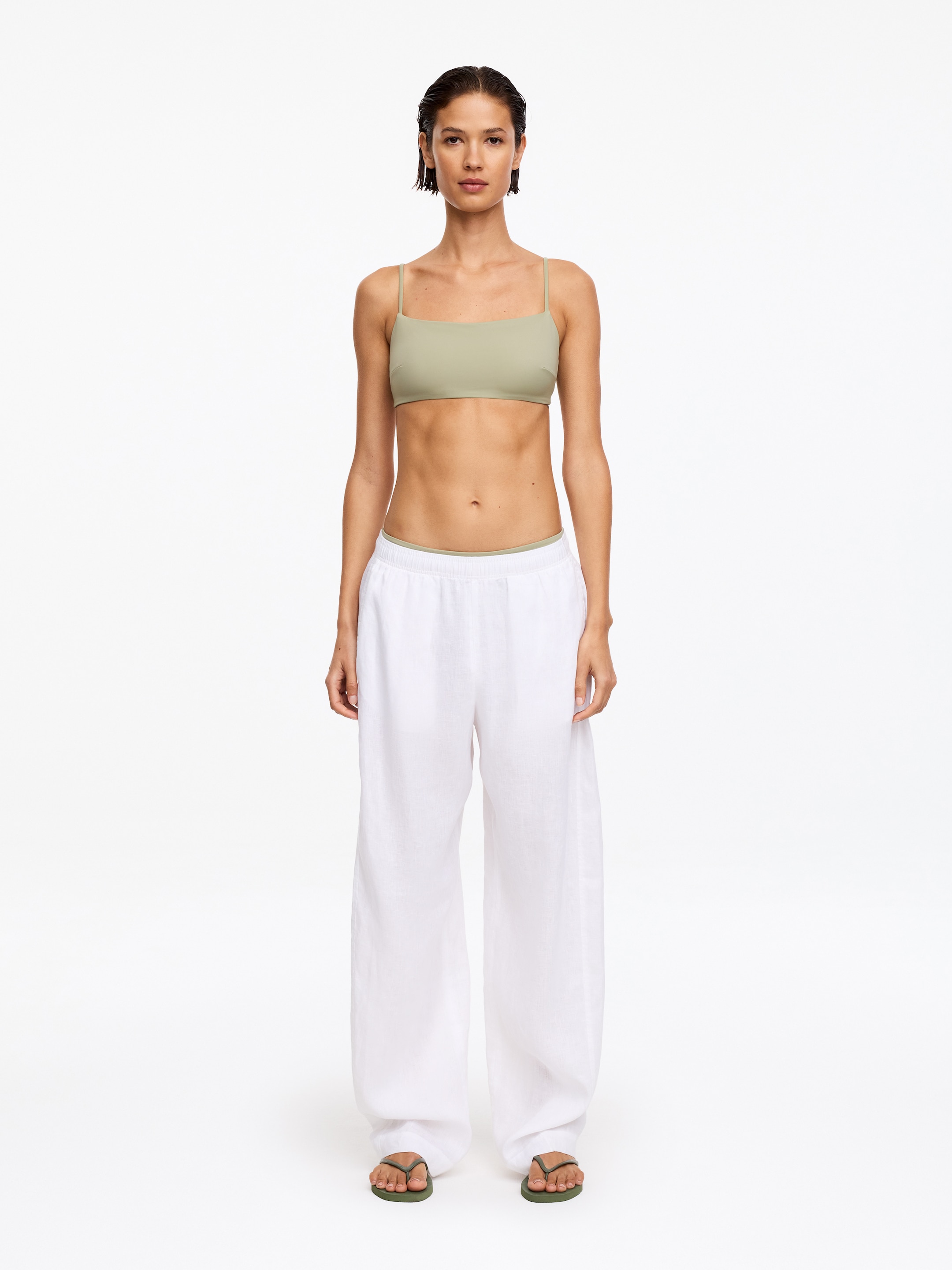 Haut de maillot sportif - Beige poudré - Femme - StillMedia/Lookbook - 6