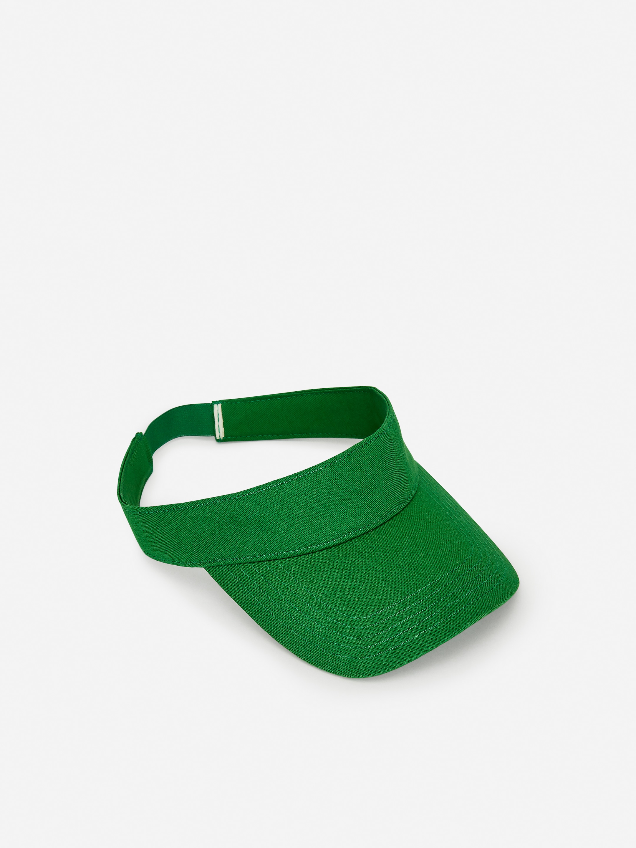 Visière en coton-Green-14566