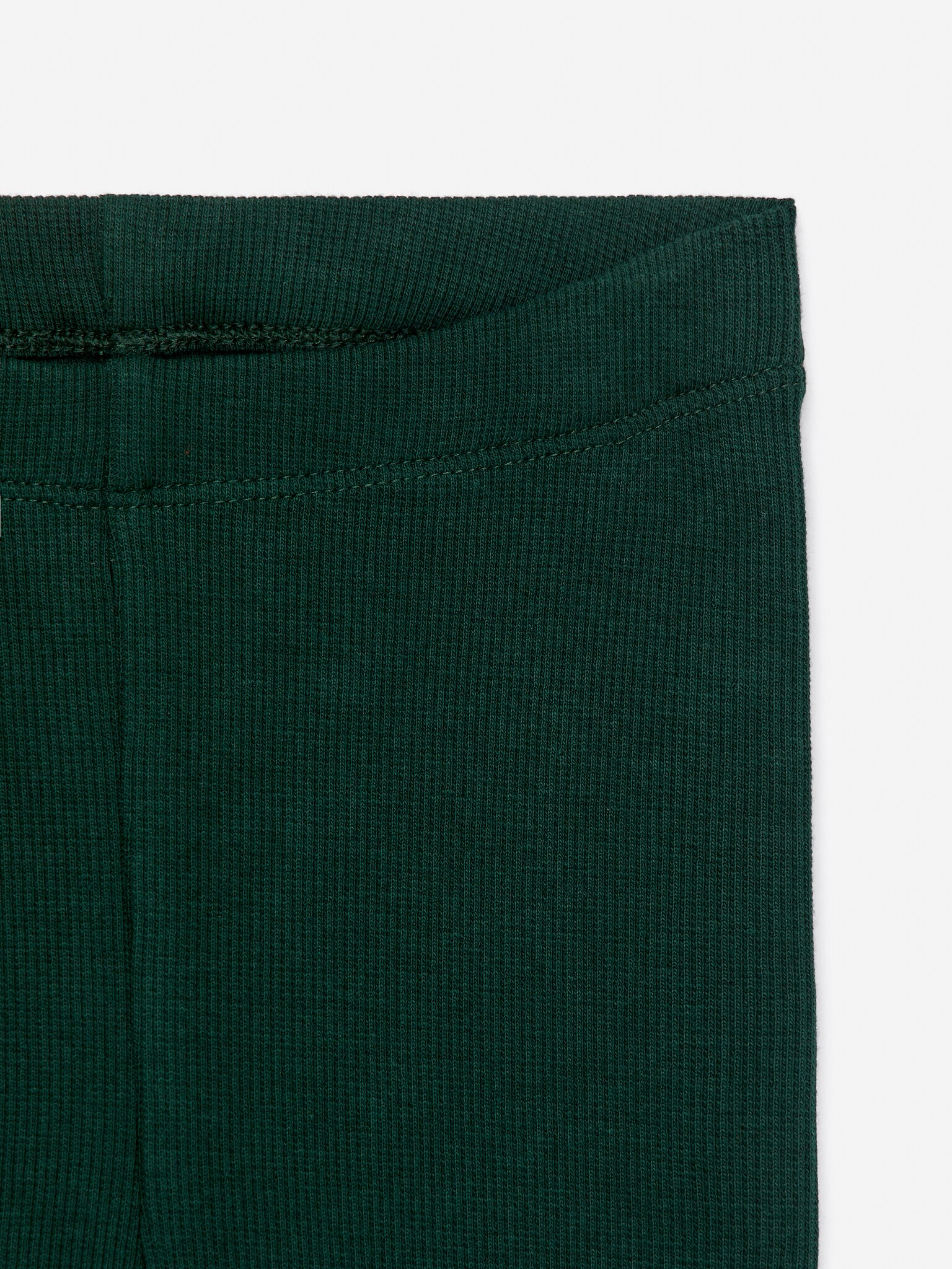 Legging côtelé - Vert foncé/Noir/Beige - 3