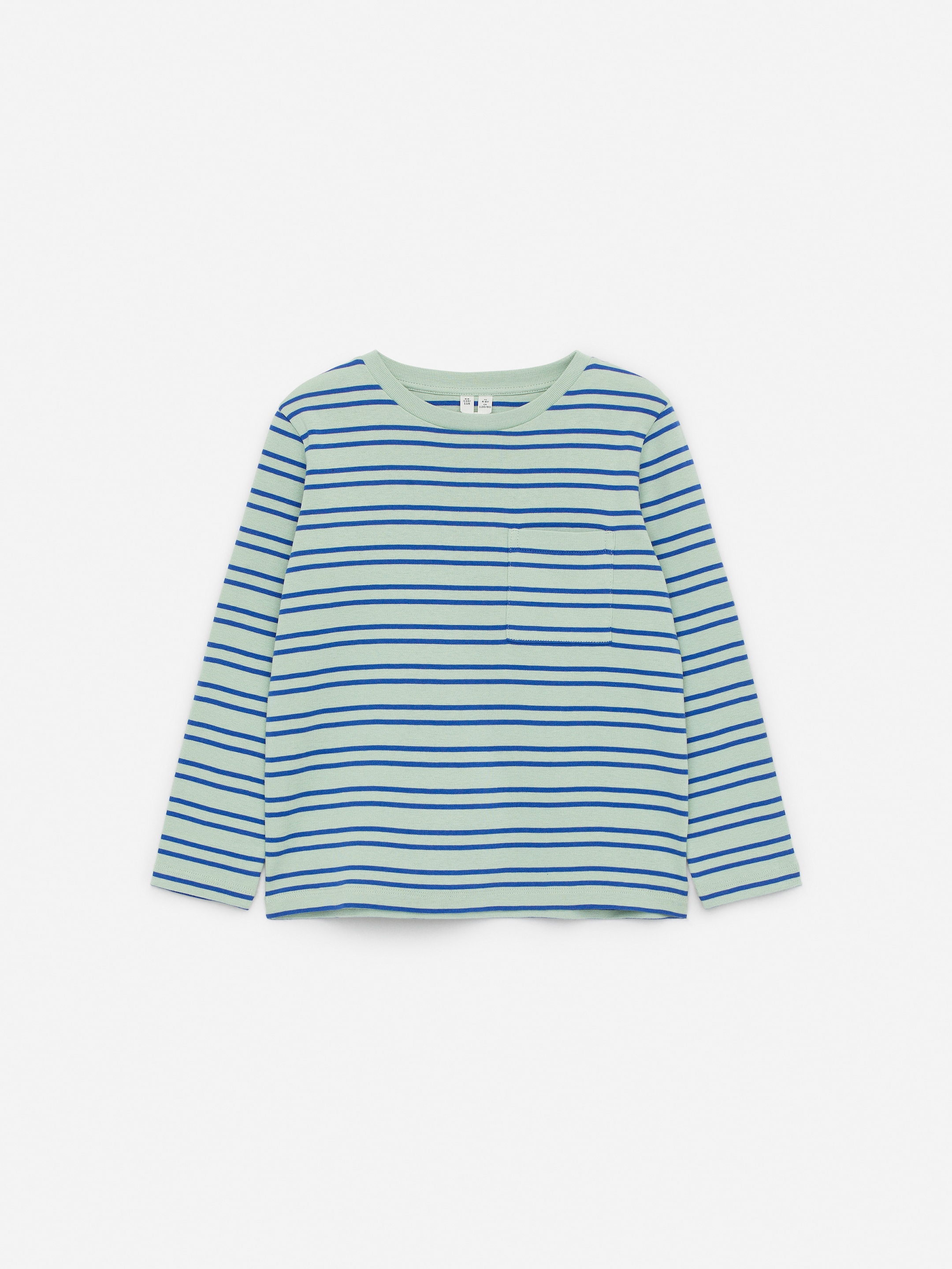 Προβολή μεγαλύτερης εικόνας: Μακρυμάνικη μπλούζα - Μέντα πράσινο/Μπλε - Kids | H&M GR 1