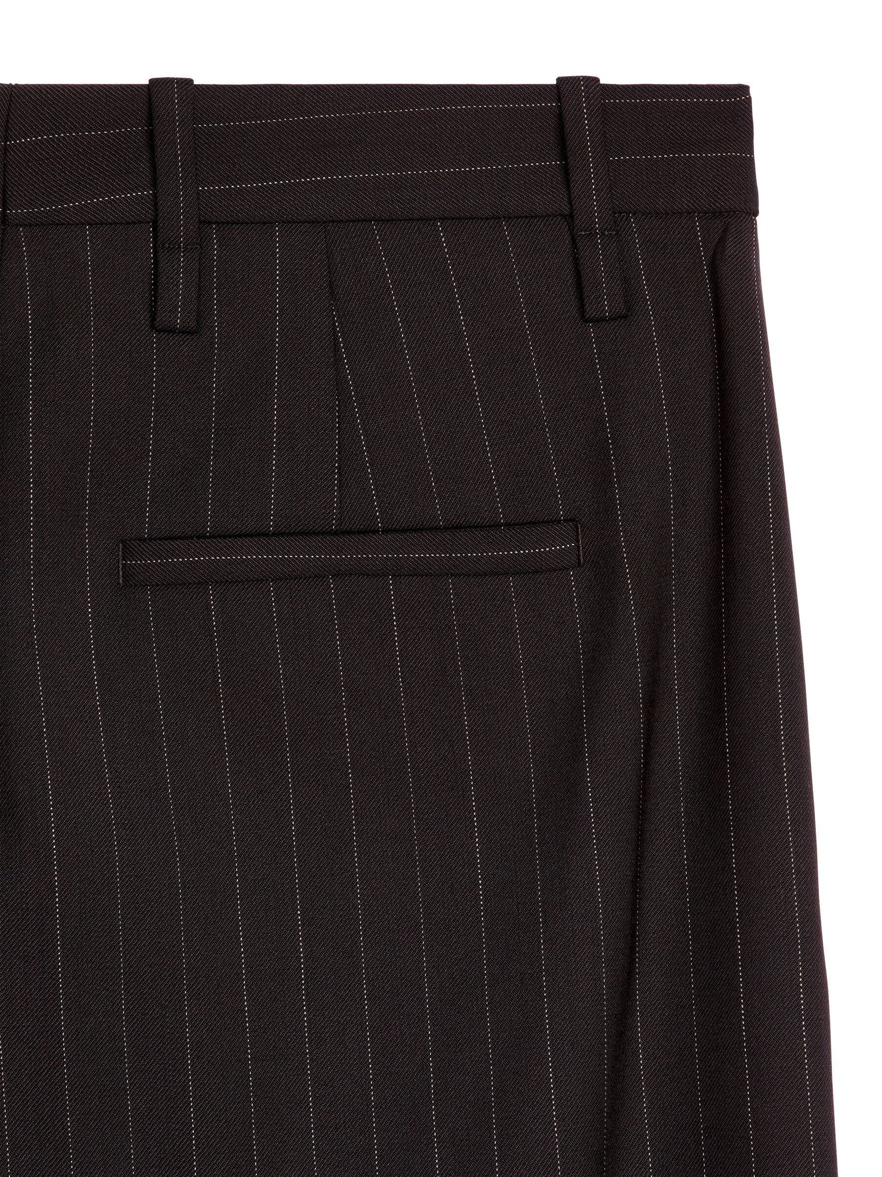 Tailored Trousers - Brown/Pinstripe - Loose fit - Women - StillMedia/DescriptiveDetail - 2