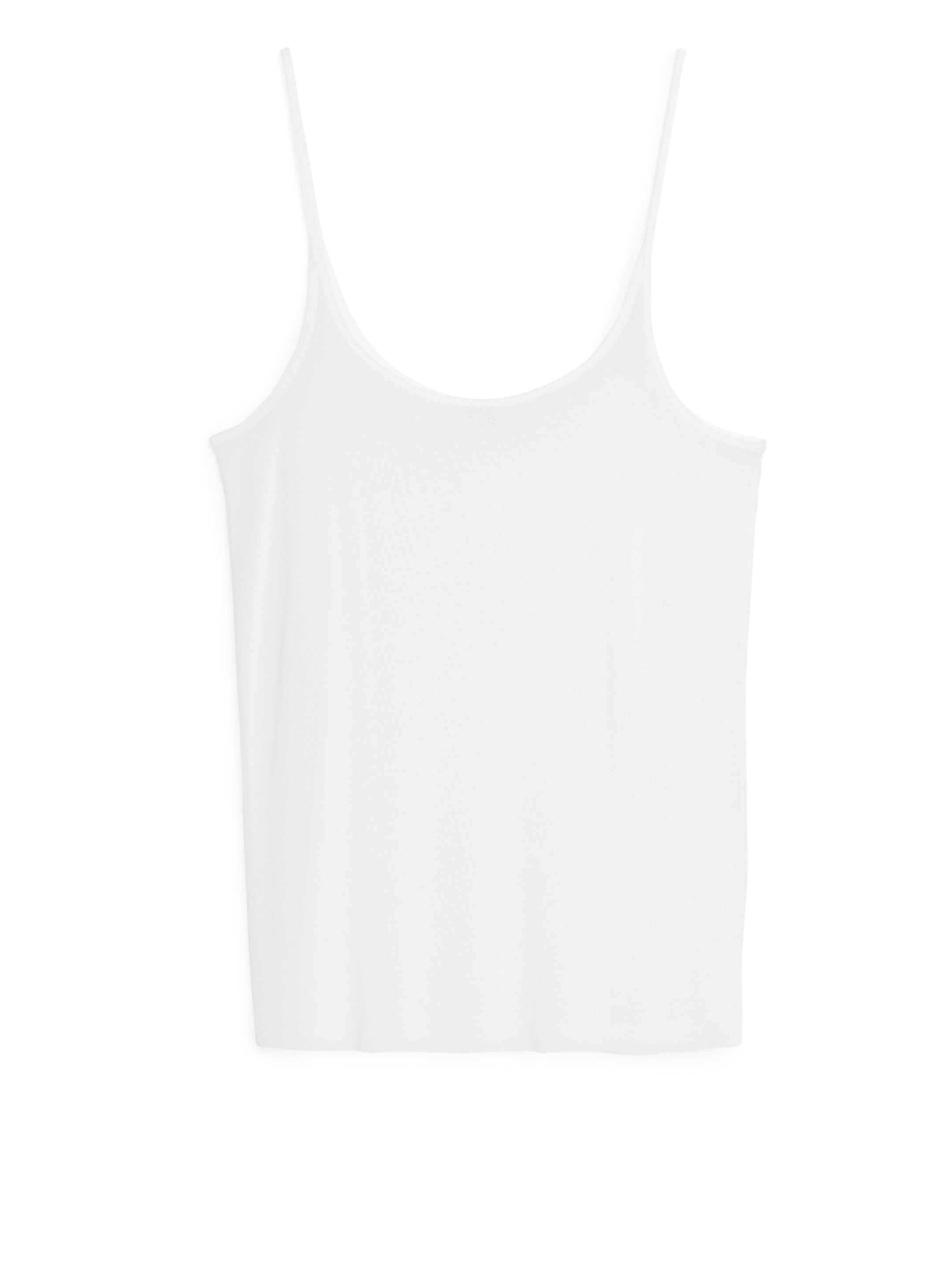 Silk Tank Top - White - Regular fit - Women - StillMedia/DescriptiveStillLife - 1