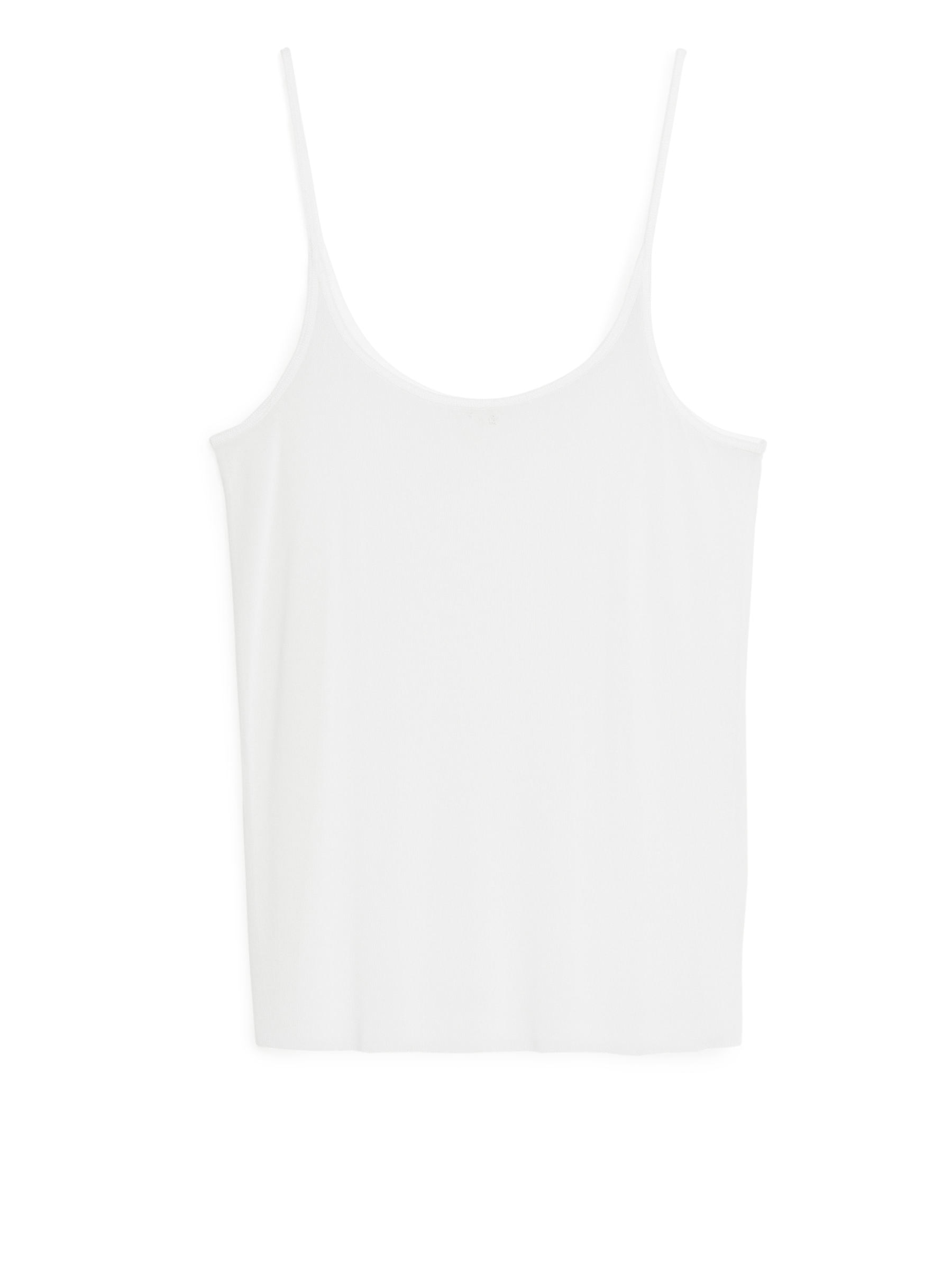 Silk Tank Top-#F4F3E9-6076