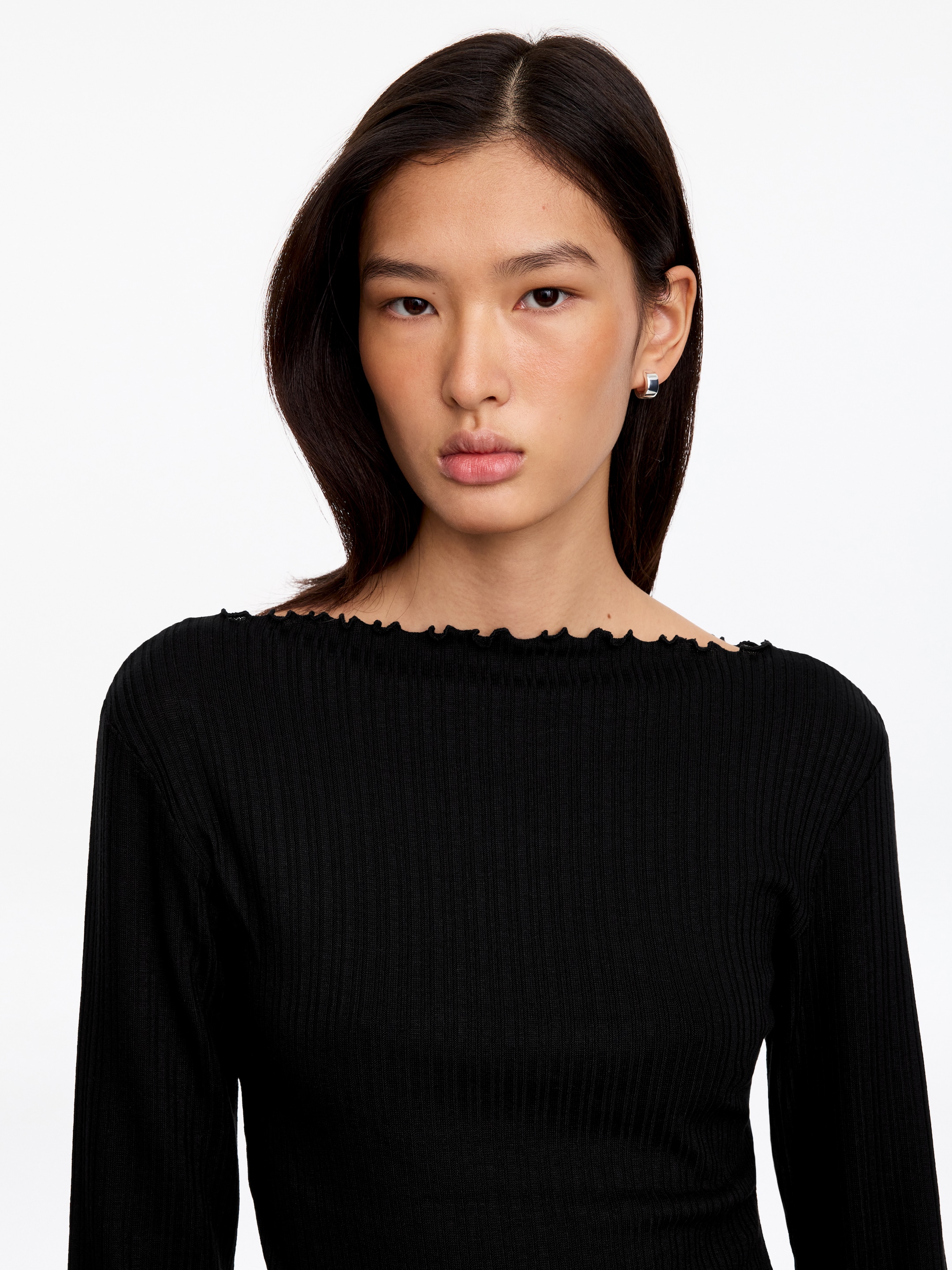 Top con cuello barco - Negro - Corte estándar - women - StillMedia/Lookbook - 7