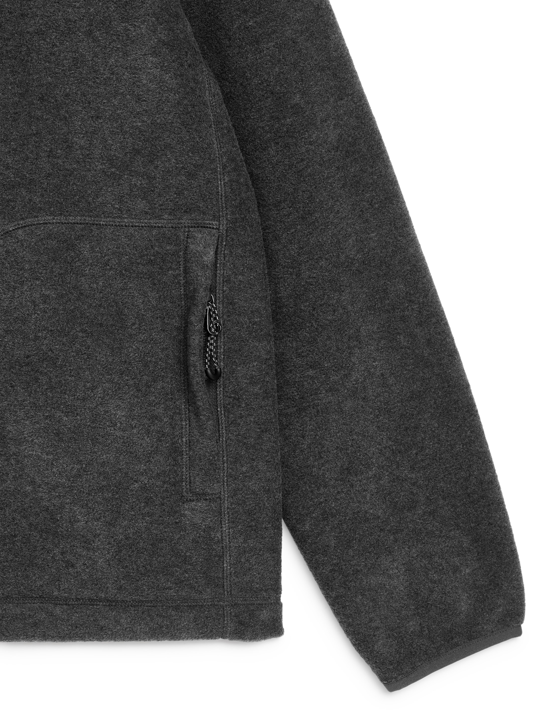 Fleece Zip Jacket - Dark Grey - Regular fit - Men - StillMedia/DescriptiveDetail - 1