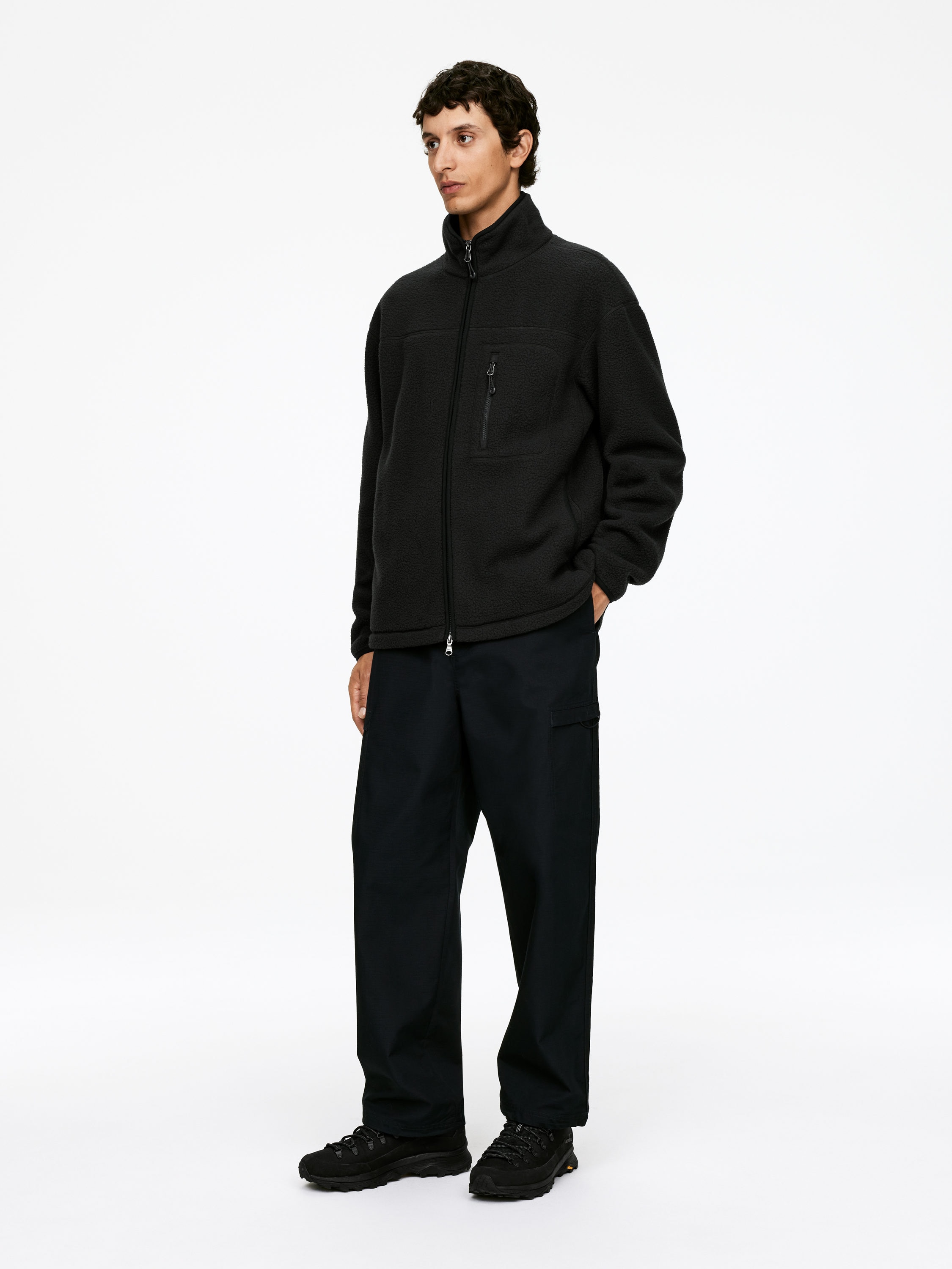 Fleecejacka - Mörkblå - Regular fit - Men - StillMedia/Lookbook - 4