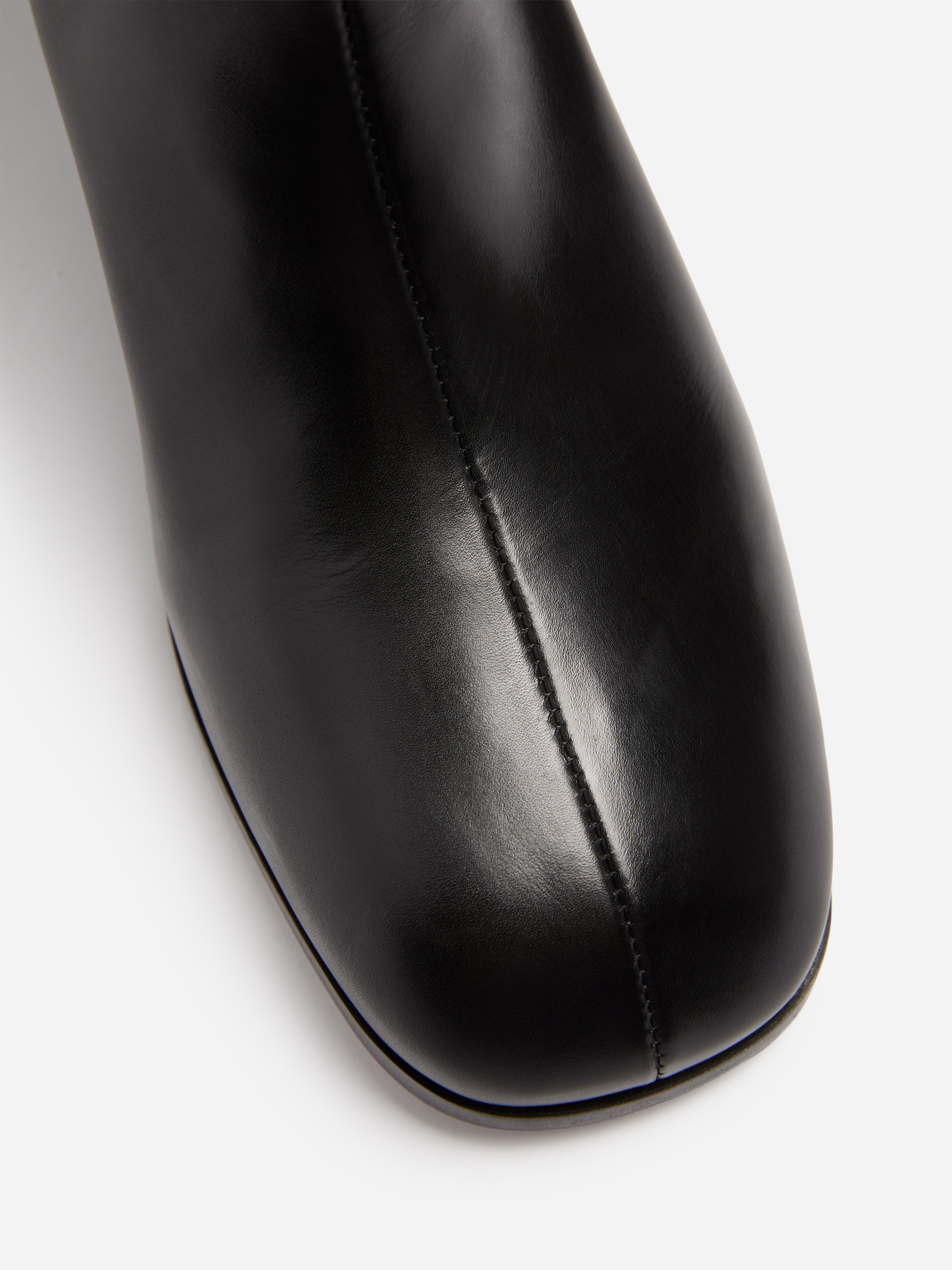 Knee-high Leather Boots - Black - women - StillMedia/DescriptiveDetail - 1