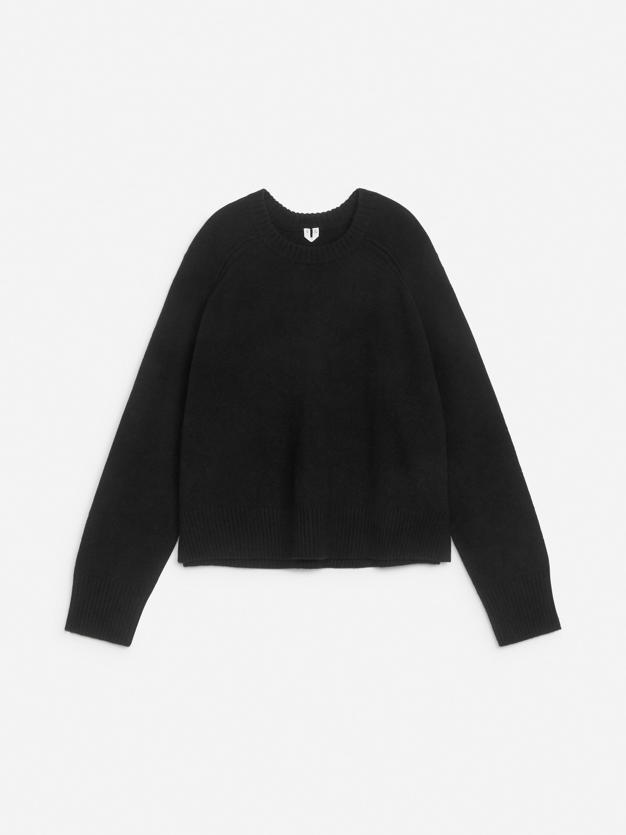 Wool Jumper - Black - Regular fit - Women - StillMedia/DescriptiveStillLife - 1