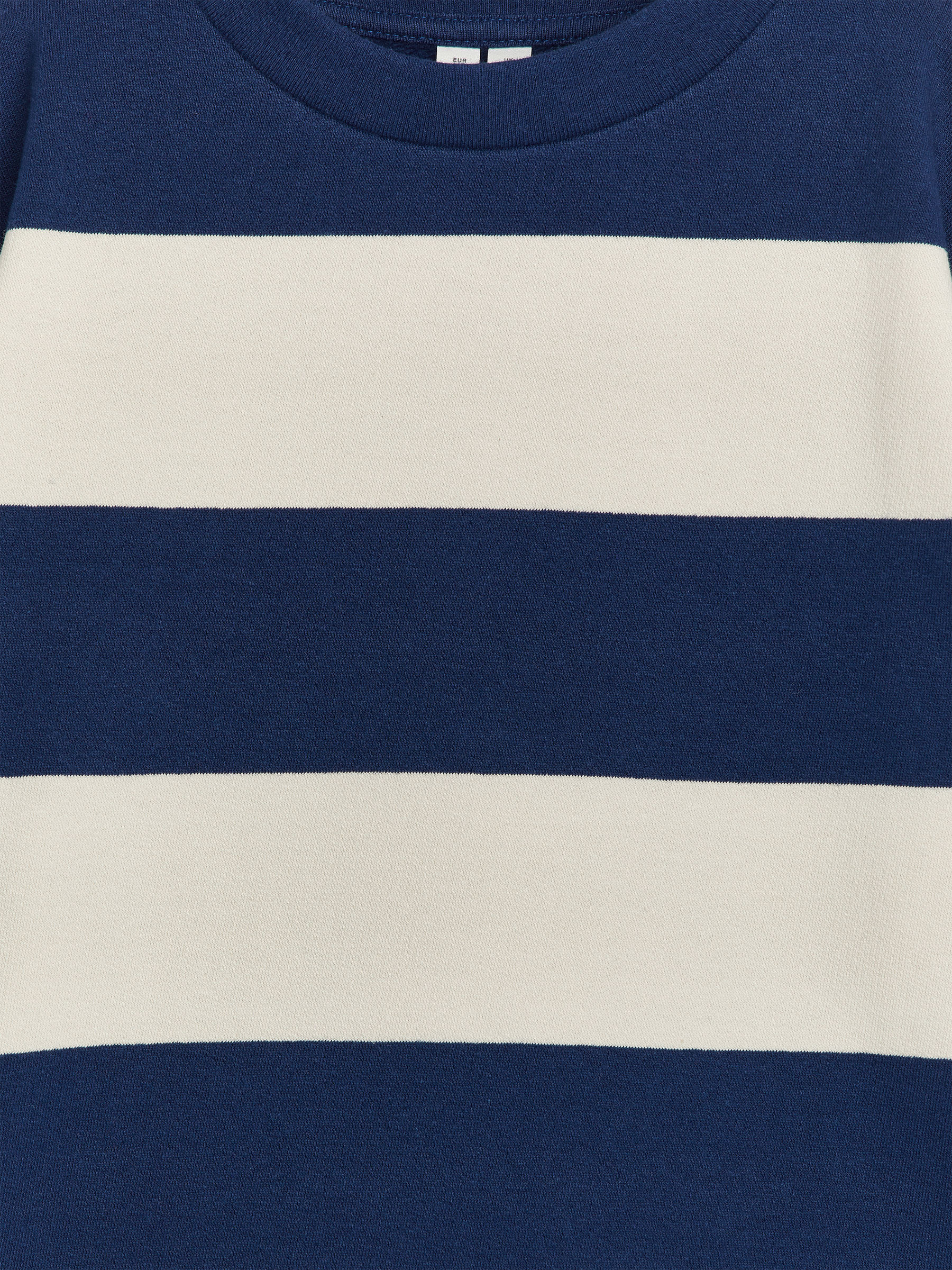 Cotton Sweatshirt - White/Blue - Regular fit - Children - StillMedia/DescriptiveDetail - 7