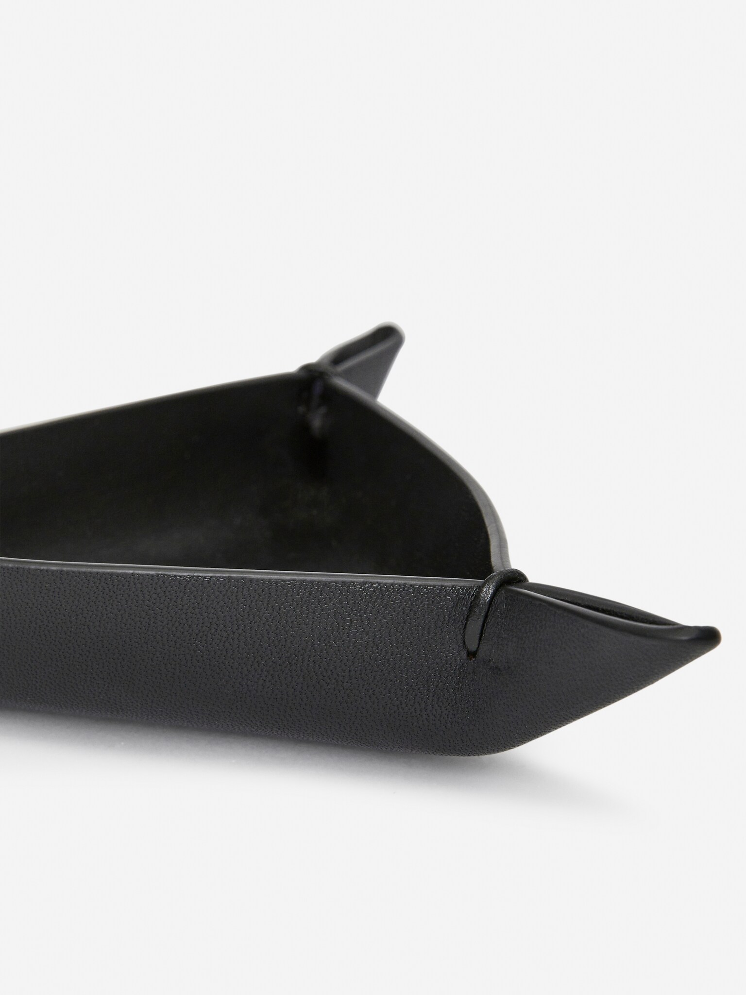 Leather Tray - Black - 2