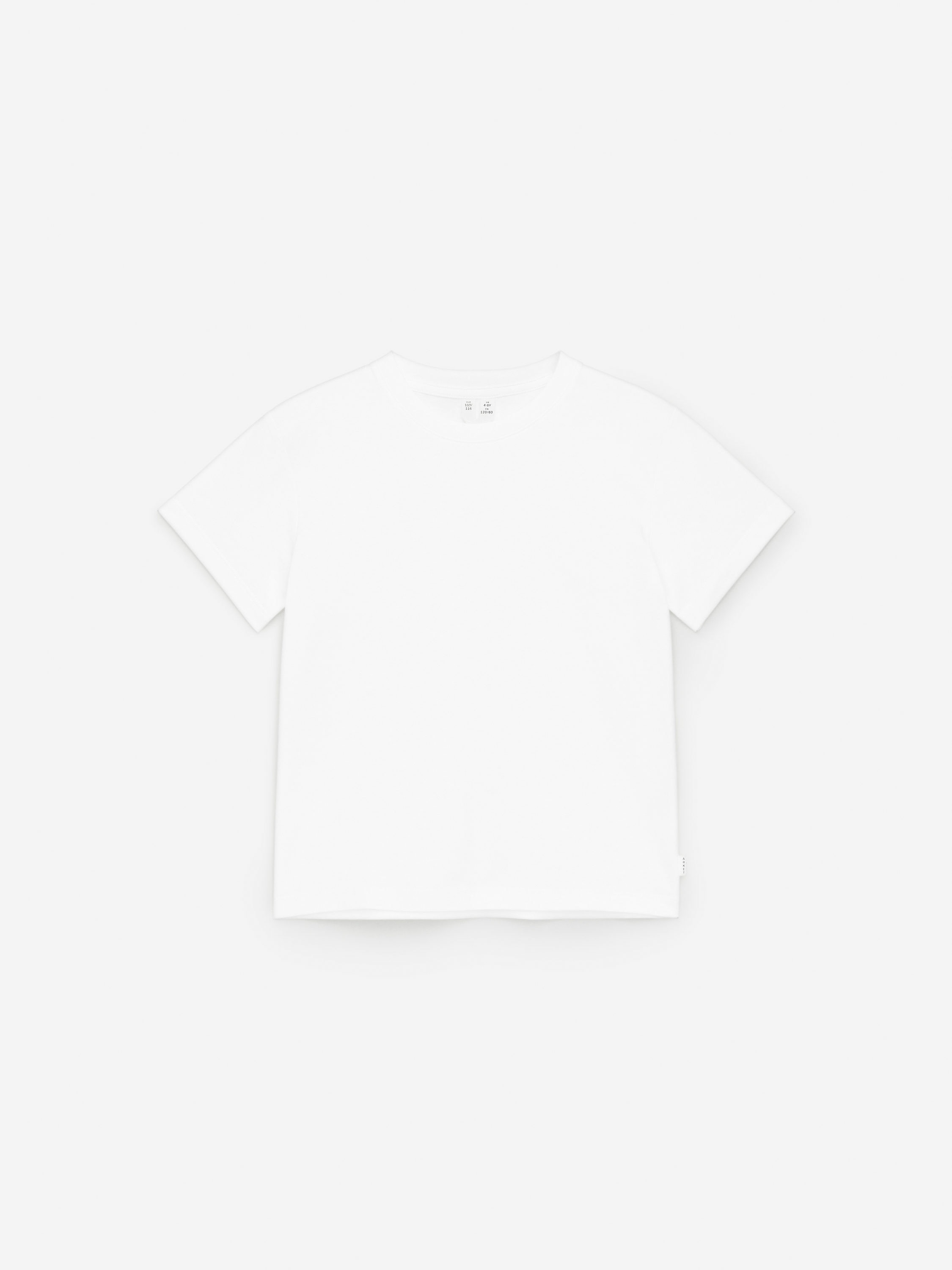Crew-Neck T-Shirt-#FFFFFF-14520