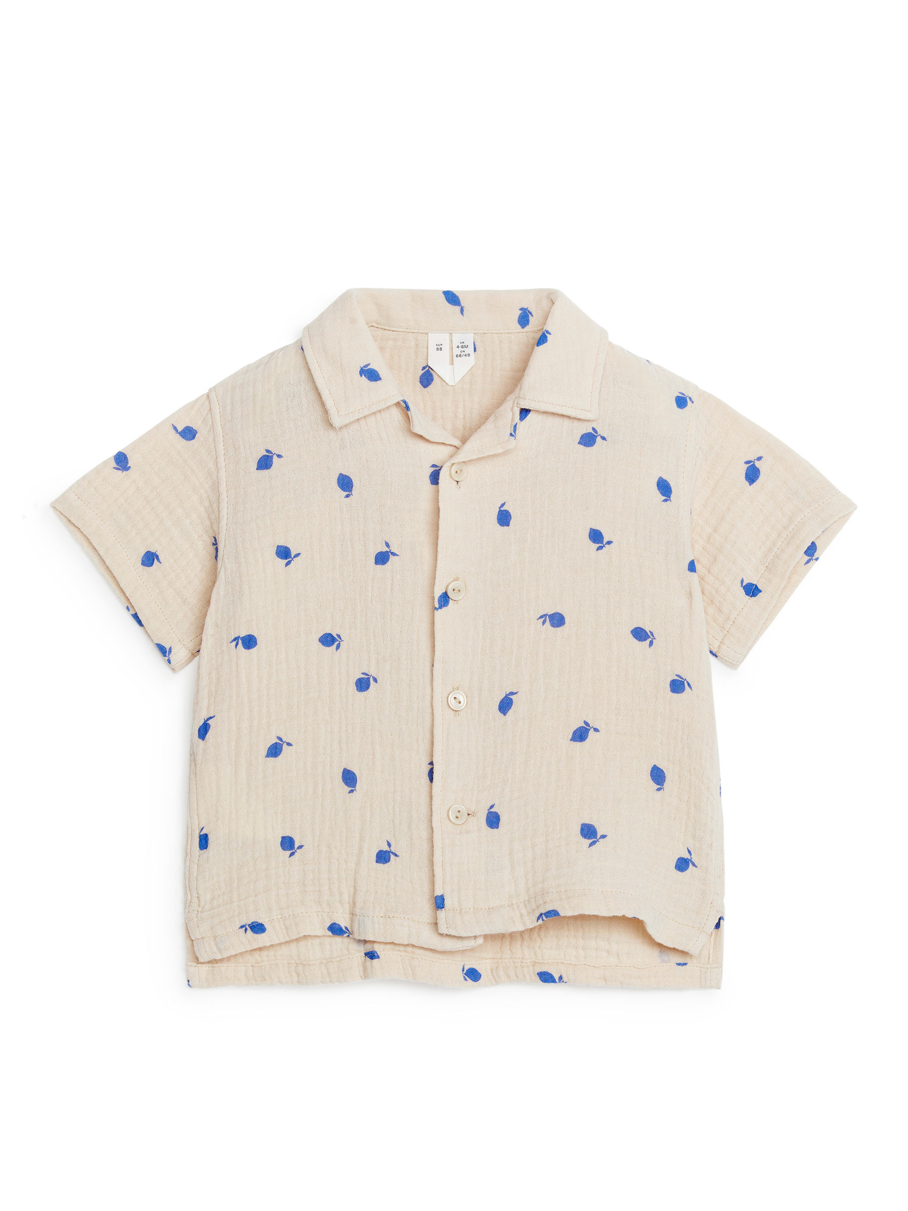 Resortskjorta i muslin - Beige - Regular fit - Children - StillMedia/DescriptiveStillLife - 2