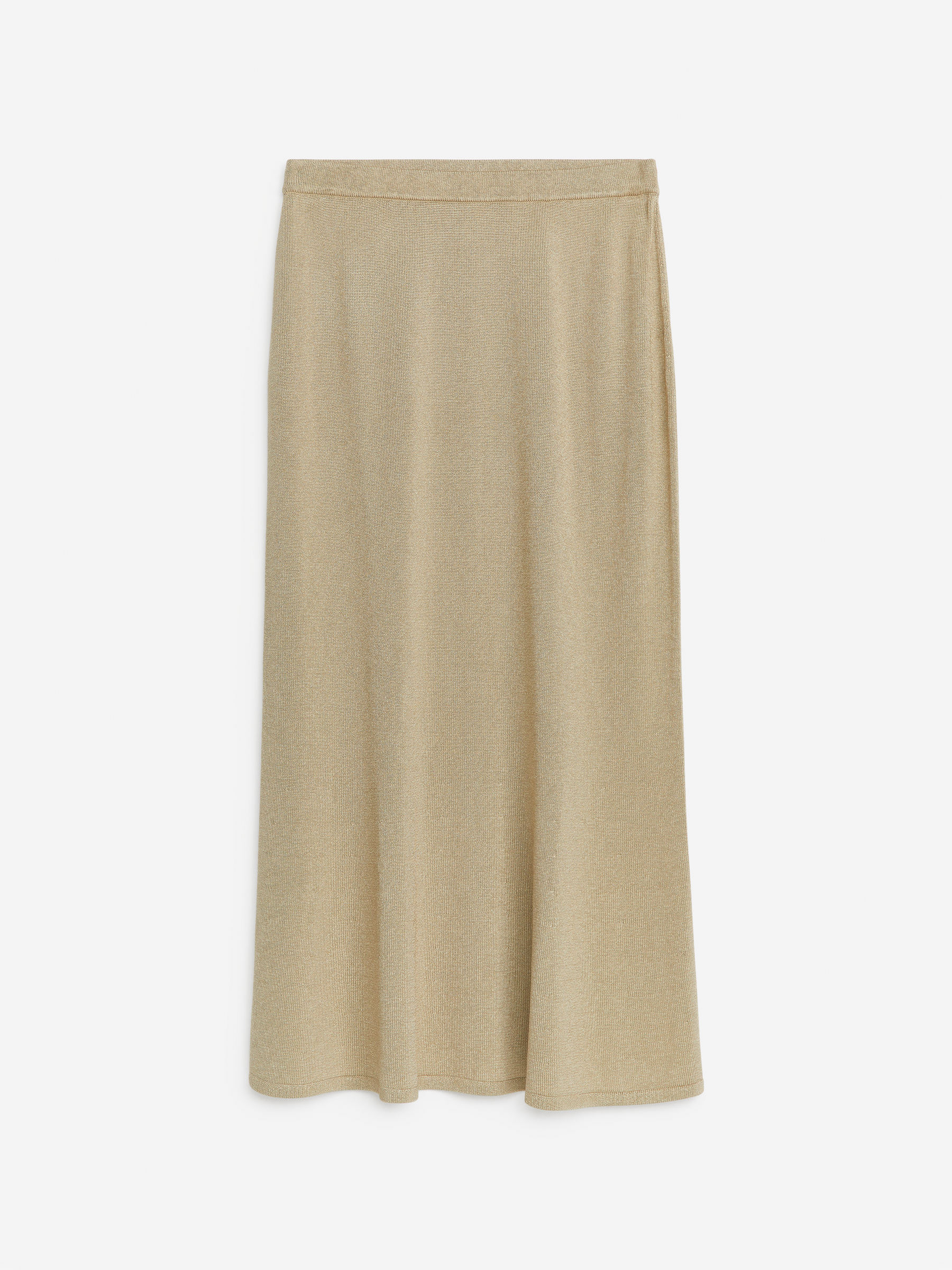 Falda midi de punto-#9D9584-7365