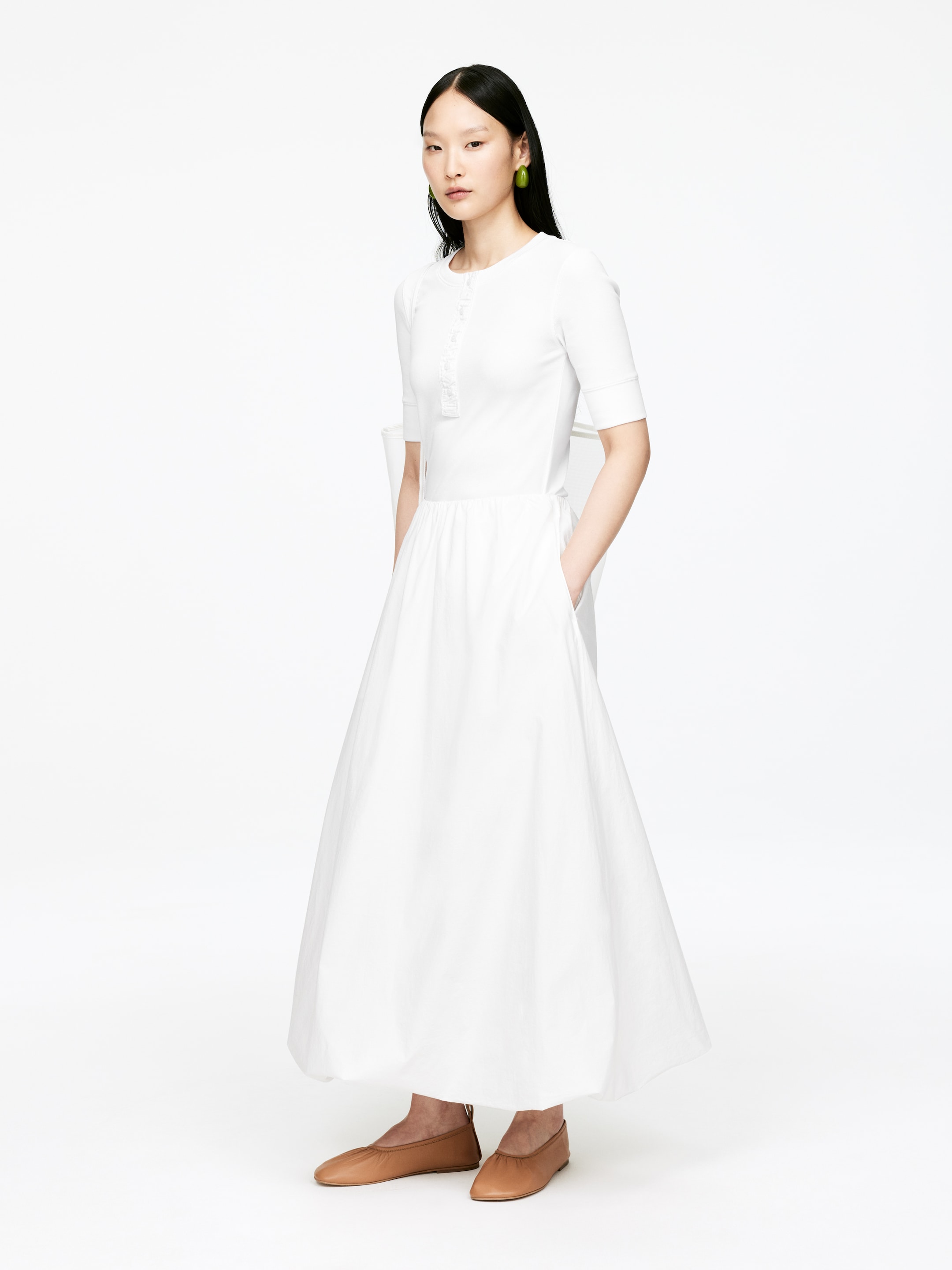 Zobrazit větší obrázek: Tričko na knoflíky - White - ŽENY | H&M CZ 2