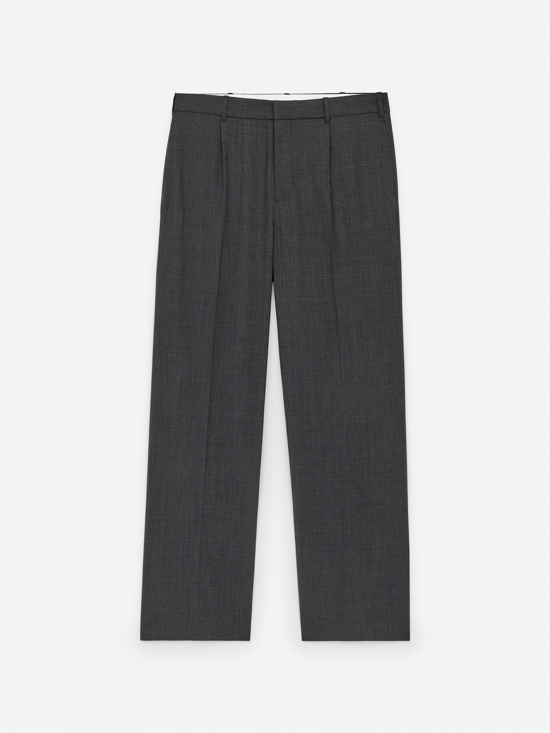 Dressed Wool Trousers-#505050-14870