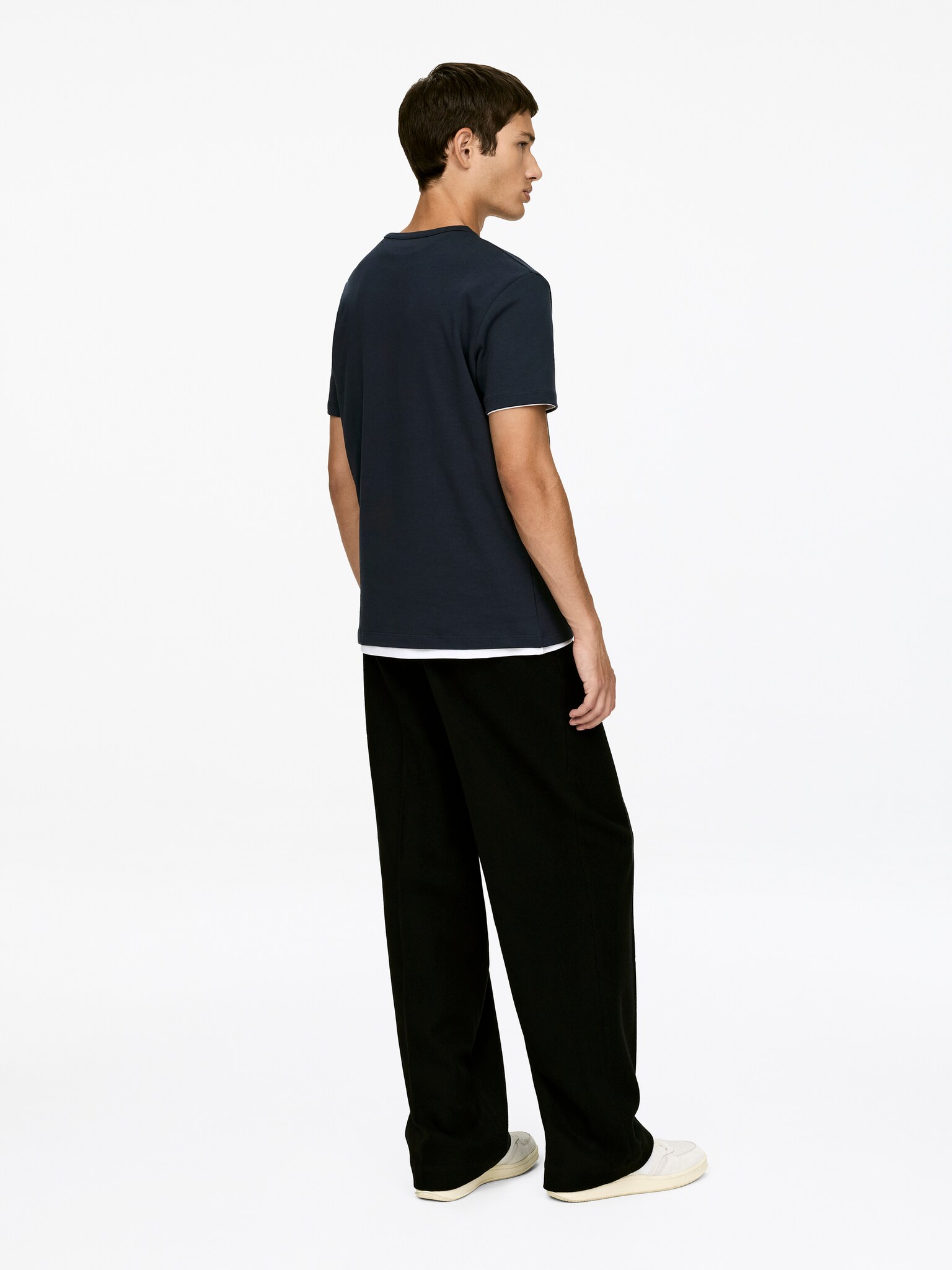 Slim T-Shirt - Dark Blue/White - 5