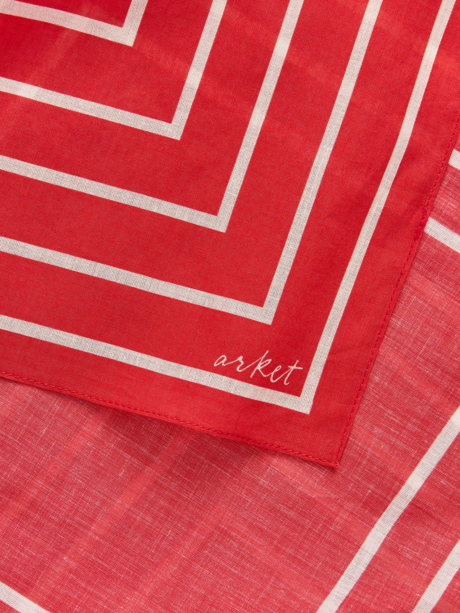 Bandana aus Baumwolle - Rot/Weiß - Herren - StillMedia/DescriptiveDetail - 1