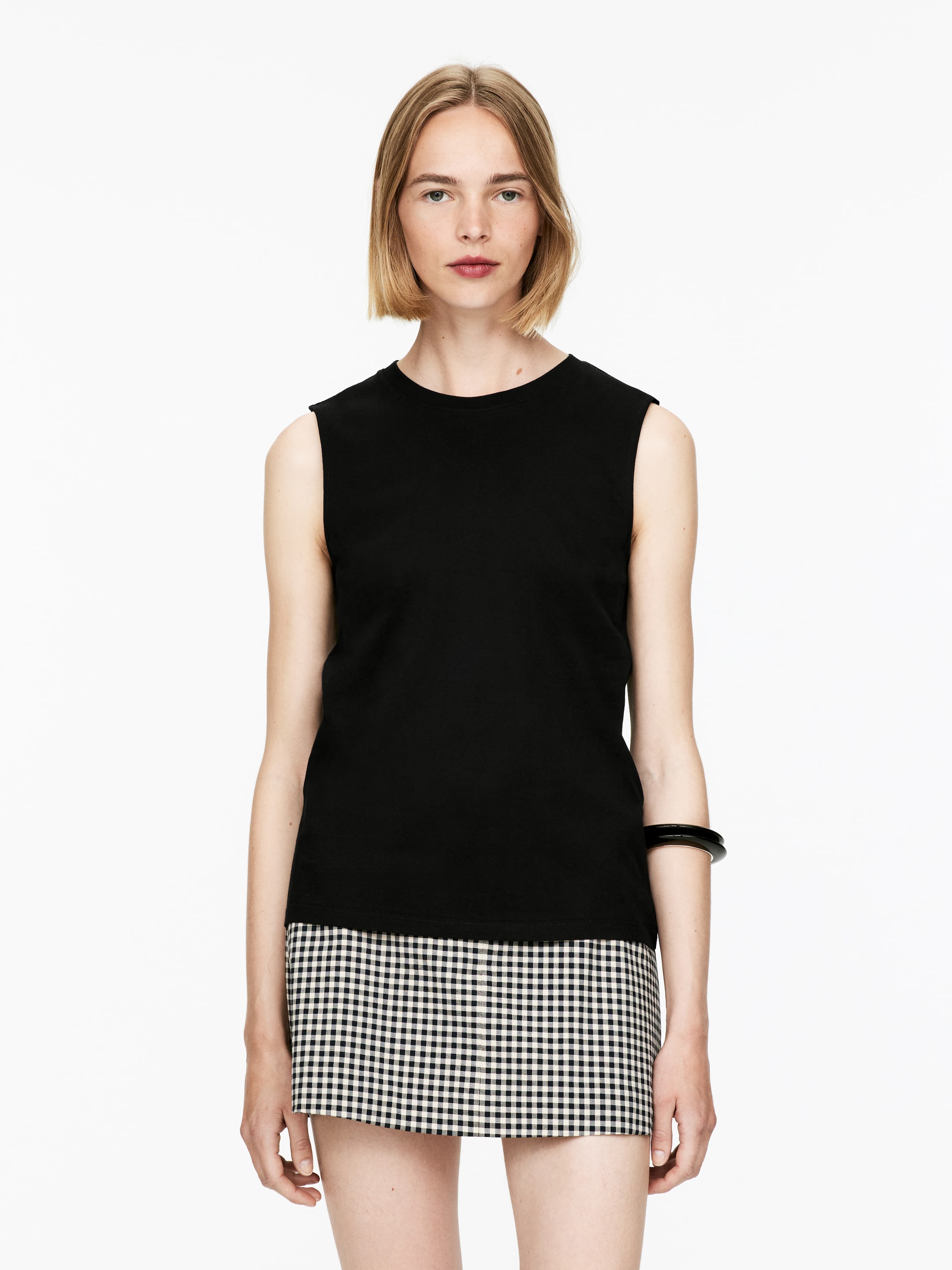 Grotere afbeelding bekijken: Loose Fit Tank Top - Black - DAMES | H&M BE 1