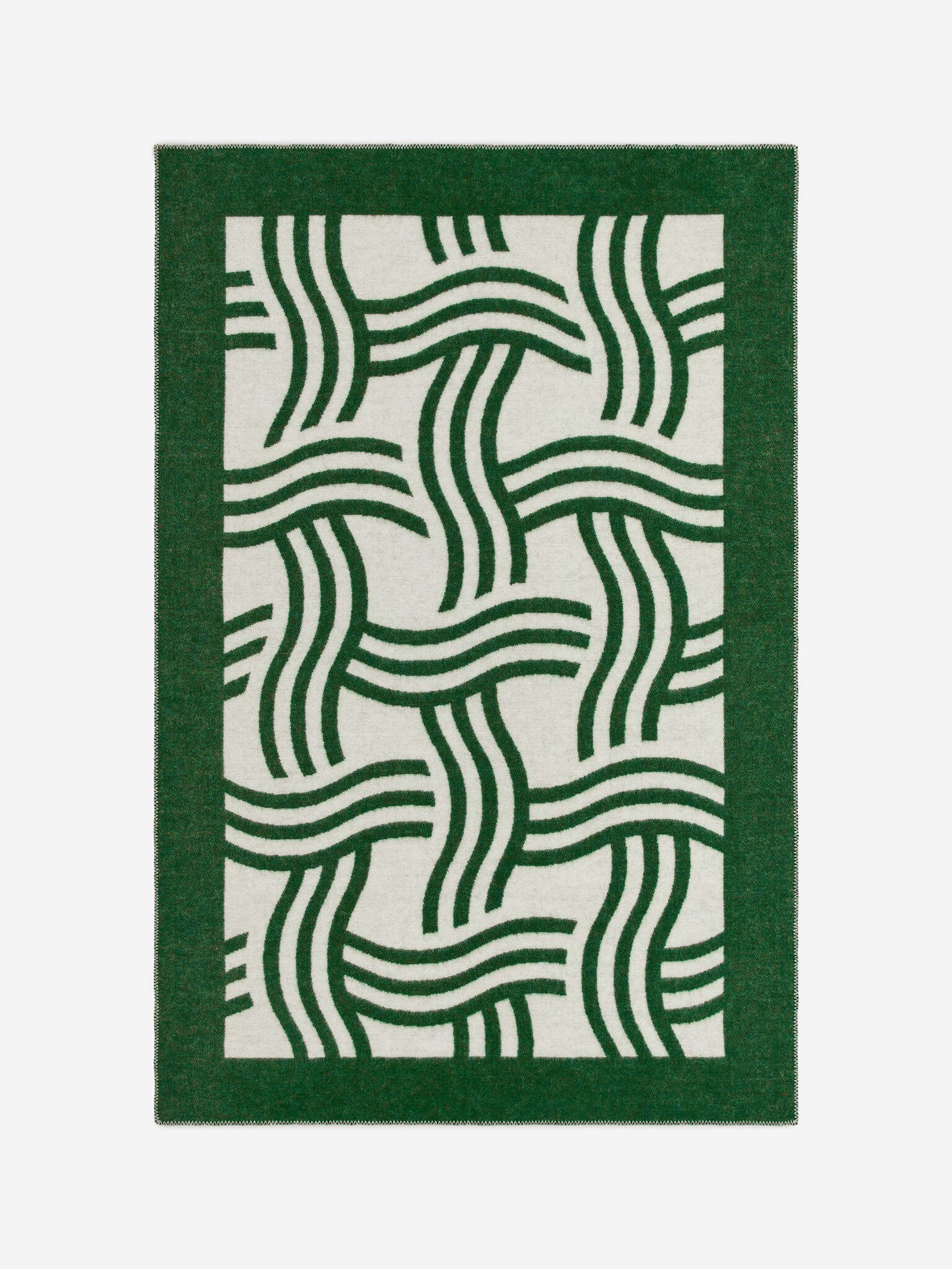 Pătură din lână Klippan - Verde
