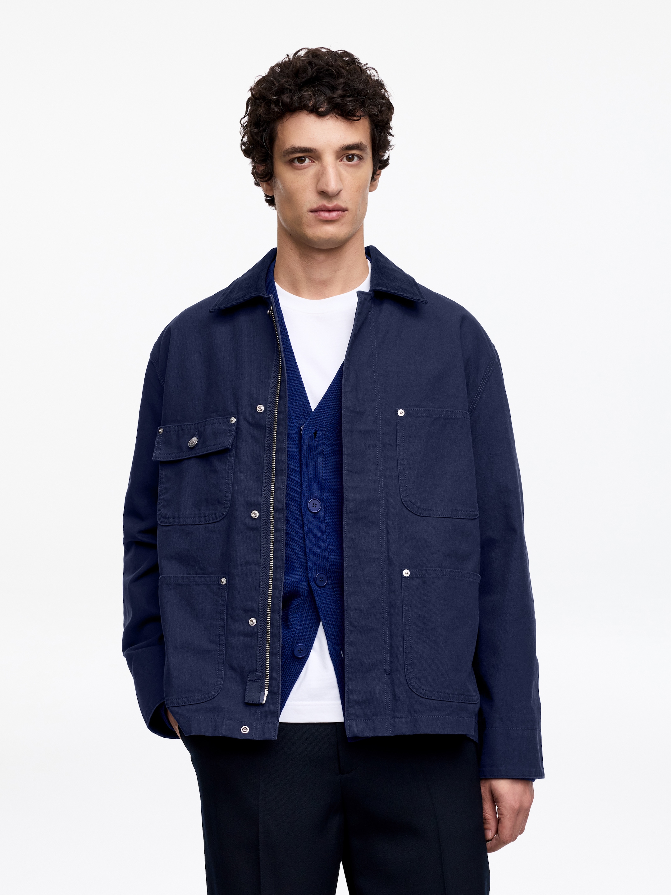 Workwear-jacka - Mörkblå - Regular fit - Men - StillMedia/Lookbook - 3
