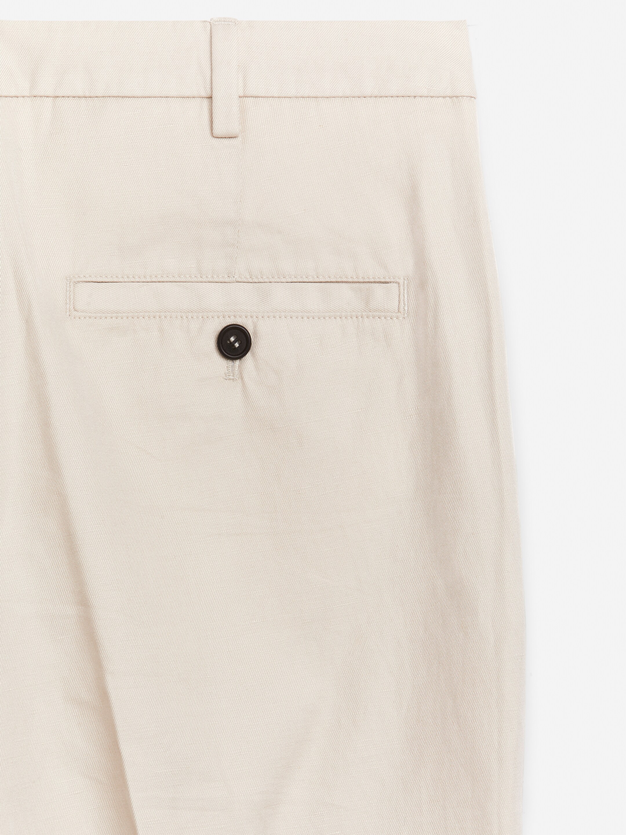Se større billede: Bomuldshørbukser, normal cropped - Råhvid - HERRE | H&M DK 2