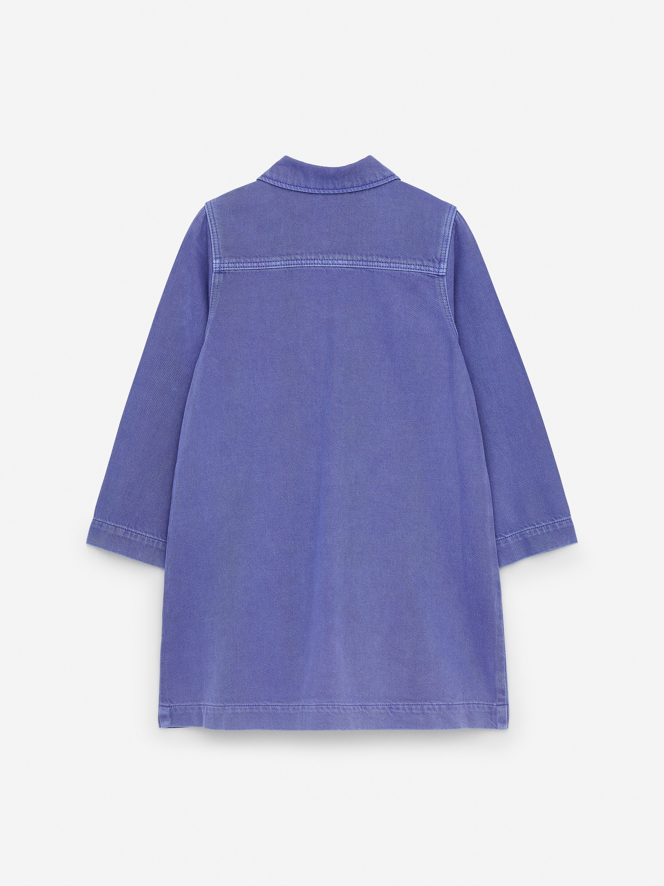 Grotere afbeelding bekijken: Denim overhemdjurk - Lila - KINDEREN | H&M NL 2