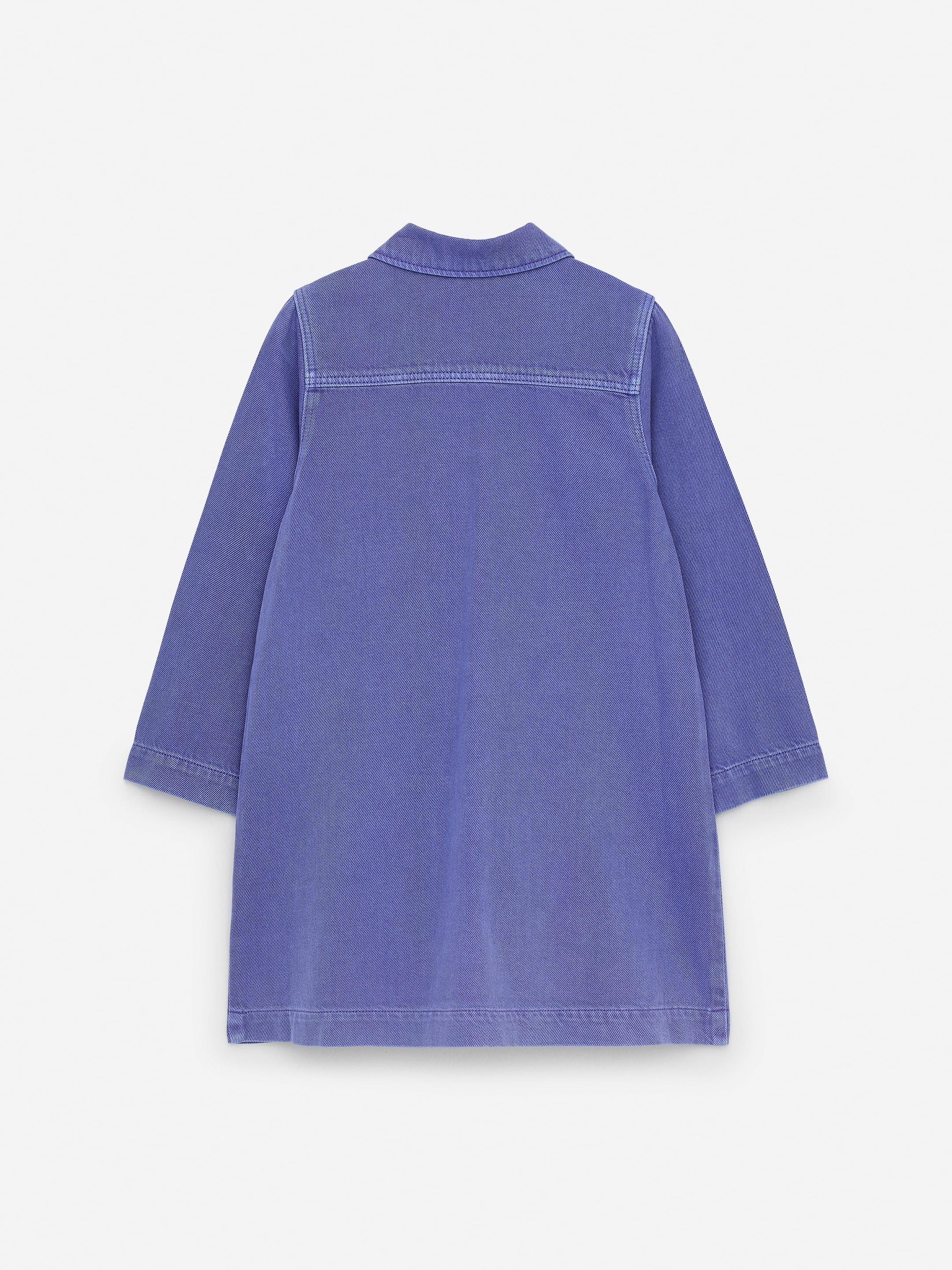 Skjortklänning i denim - Lila - Oversized - Children - StillMedia/DescriptiveStillLife - 1