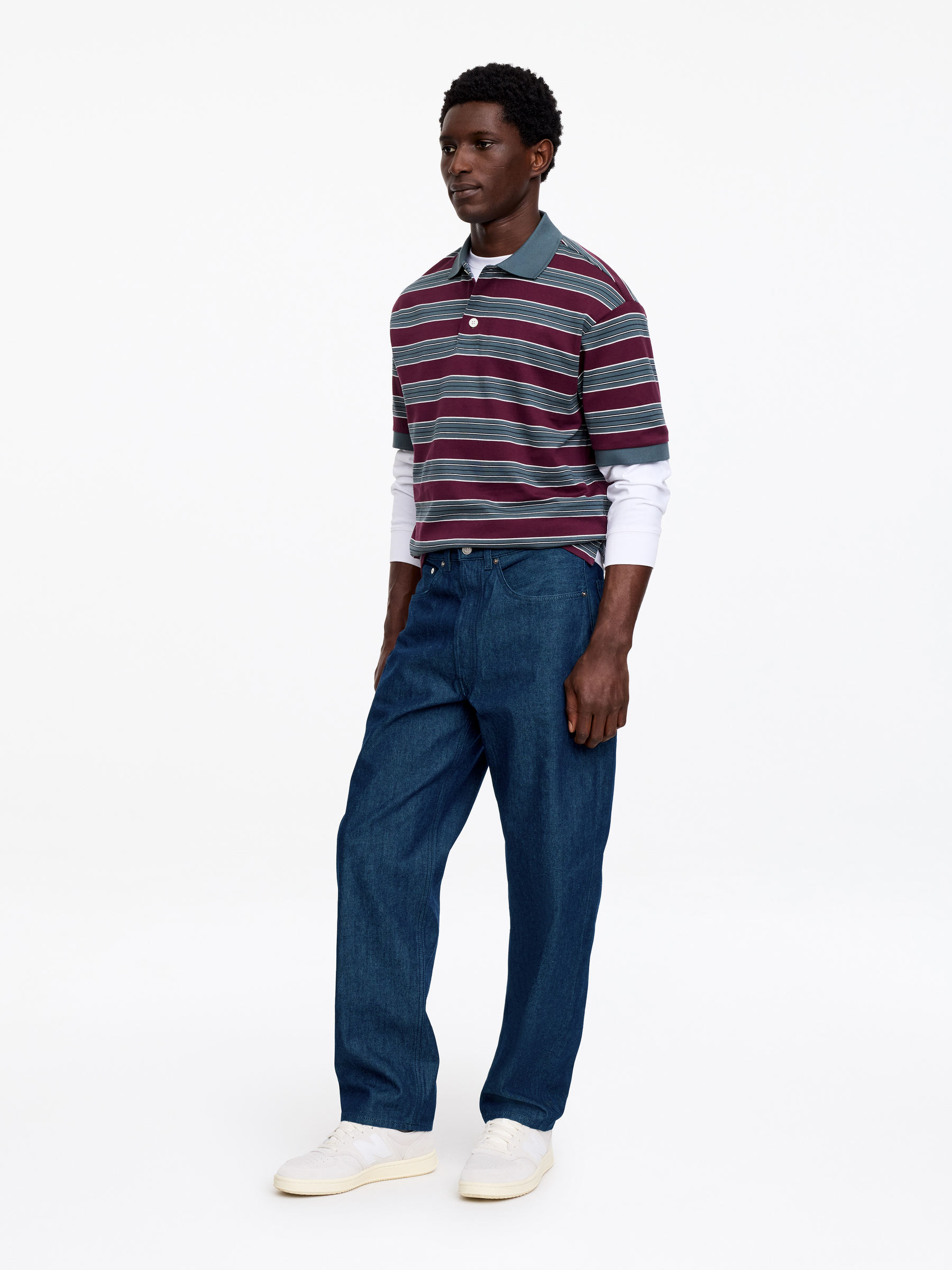 CREEK Relaxed Barrel Jeans - Dark Blue - Relaxed fit - Men - StillMedia/Lookbook - 5