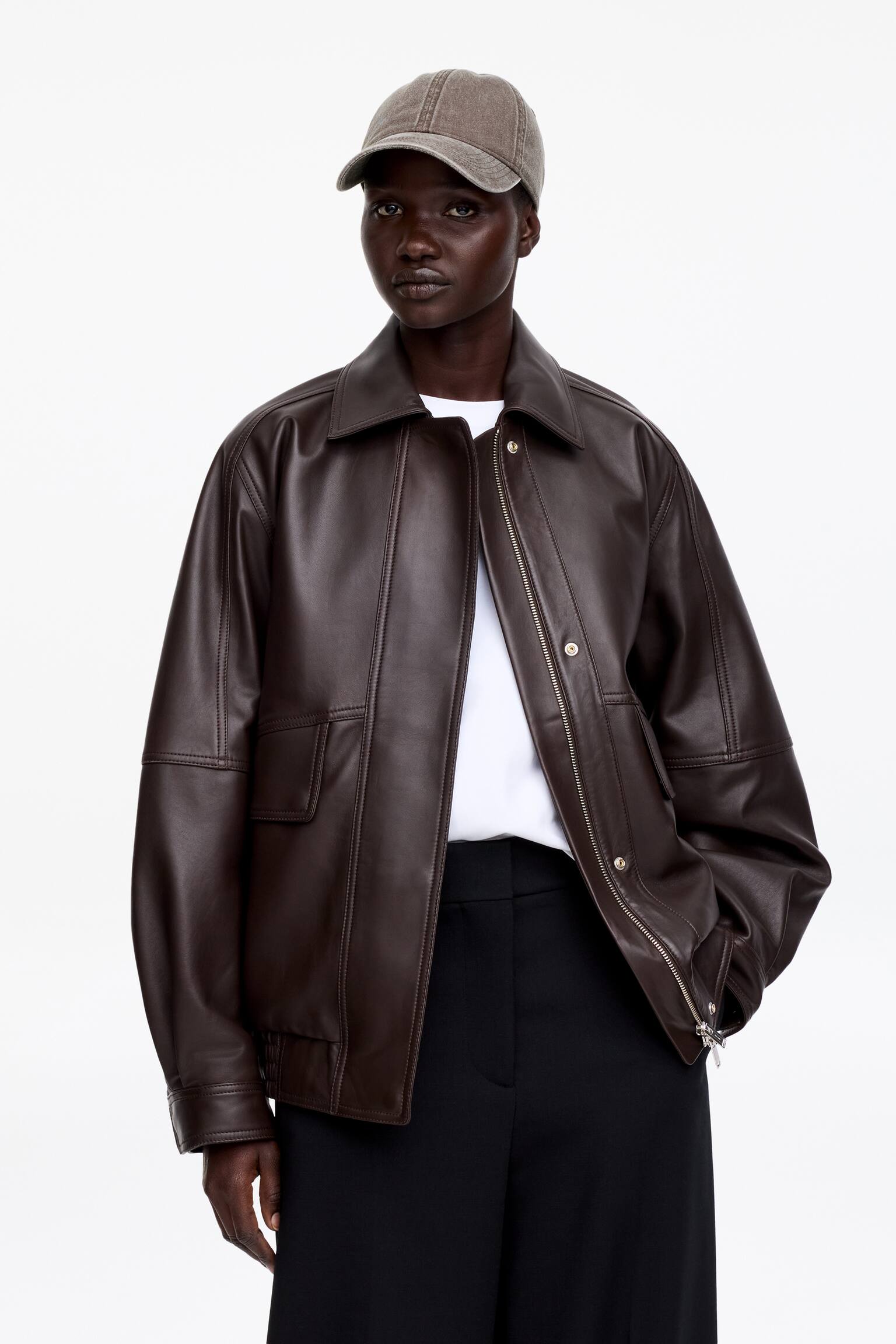 Keps i tvättad bomull - Tvättad brun/Blå - 3