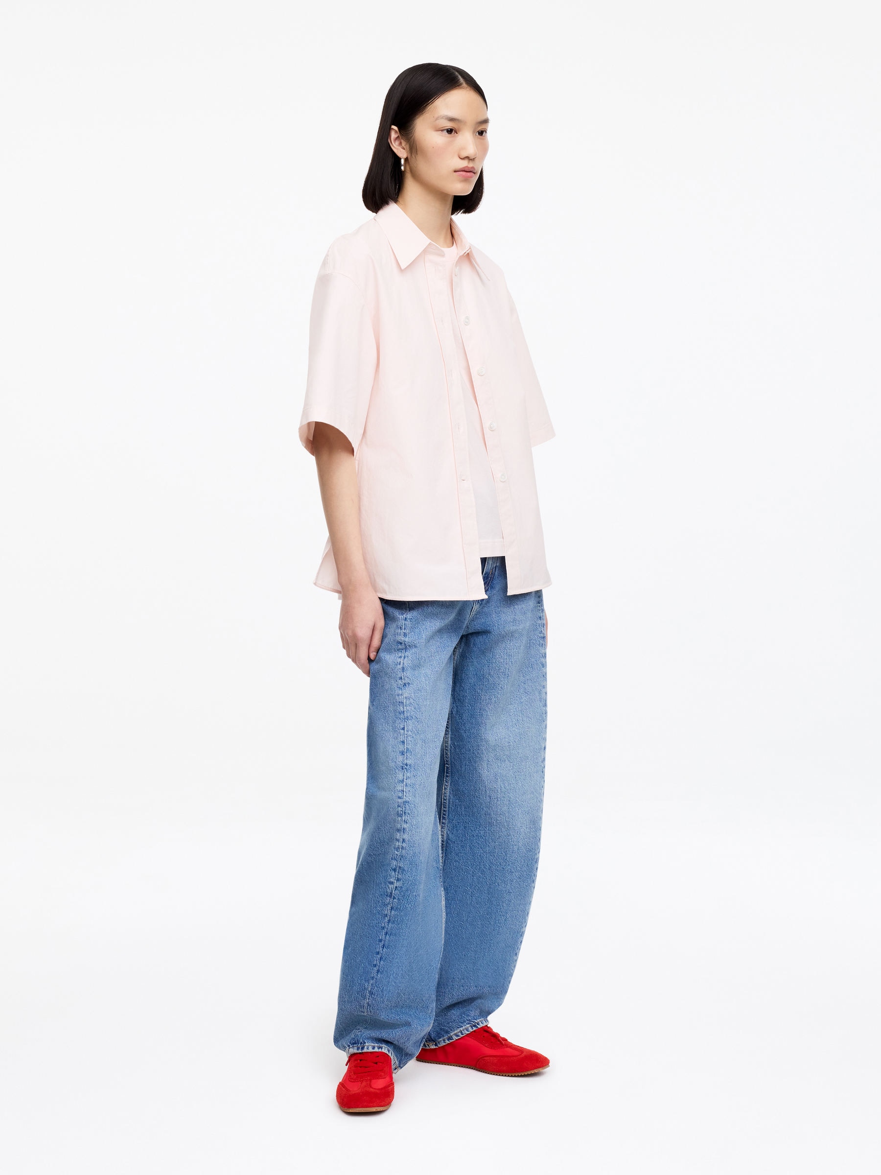 Chemise à manches courtes - Rose - Regular fit - Femme - StillMedia/Lookbook - 5