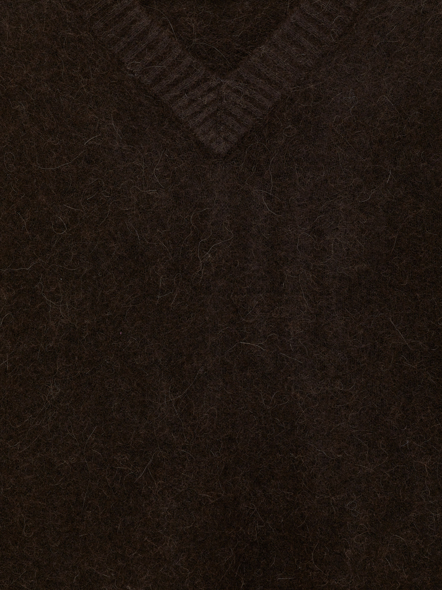 Tröja med lös passform i alpacka och ull - Brun - Relaxed fit - Men - StillMedia/DescriptiveDetail - 2