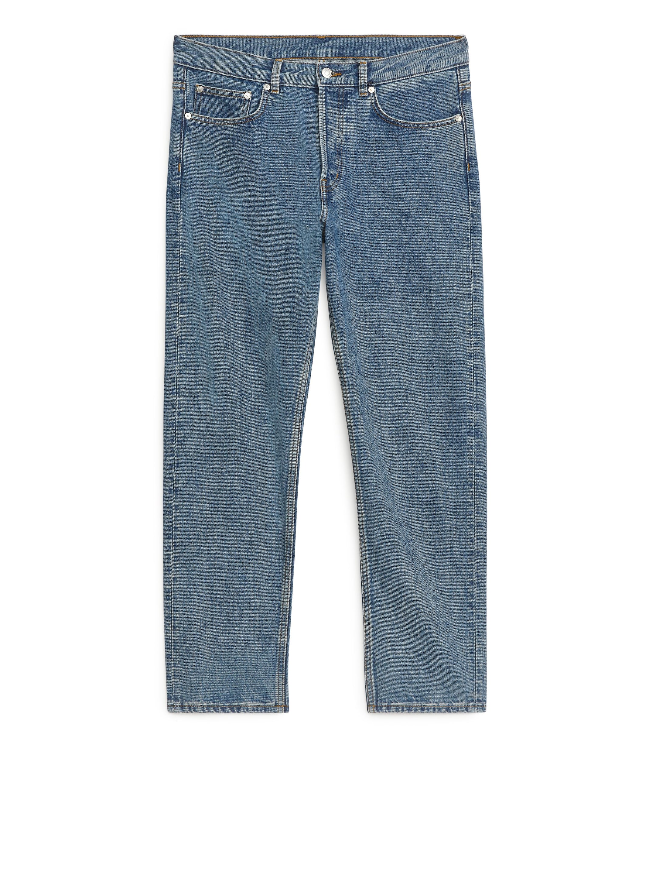 Ingrandisci l'immagine: PARK CROPPED Regular Straight Jeans - Blue - UOMO | H&M CH 1