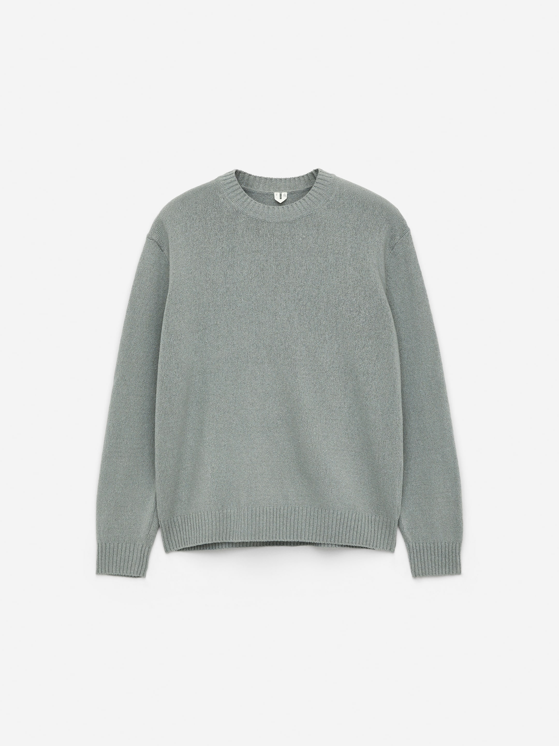 Linen Silk Jumper-#A8ACA9-15493