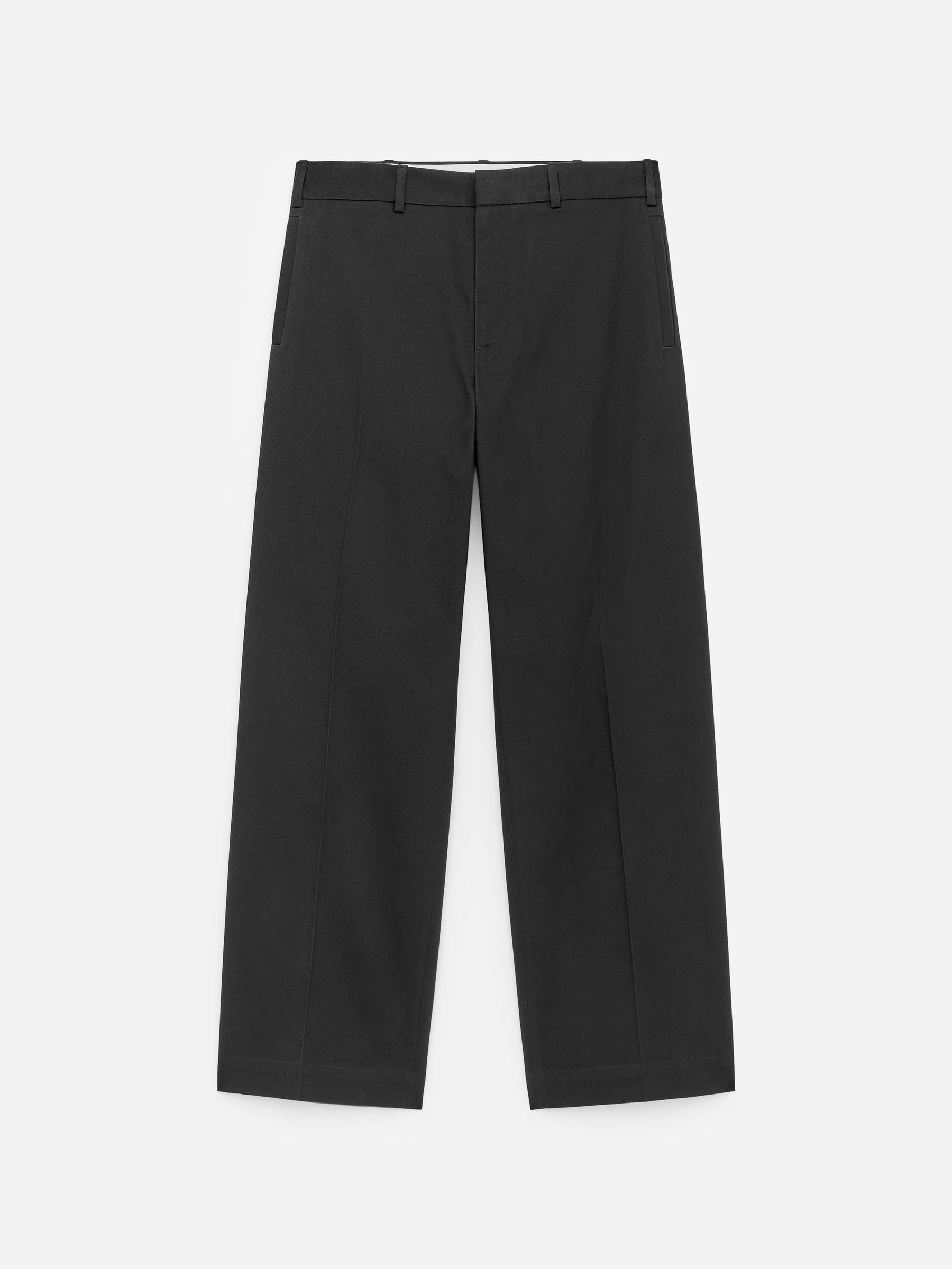 Relaxed Cotton Twill Trousers - Dark Grey - Relaxed fit - Men - StillMedia/DescriptiveStillLife - 1