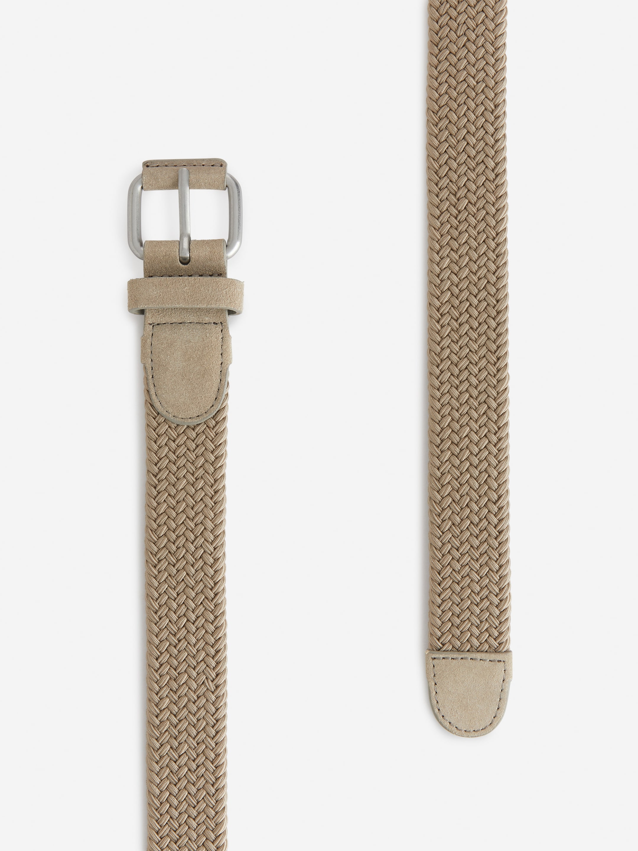 Ceinture en cuir tressée - Beige - Homme - StillMedia/DescriptiveDetail - 1