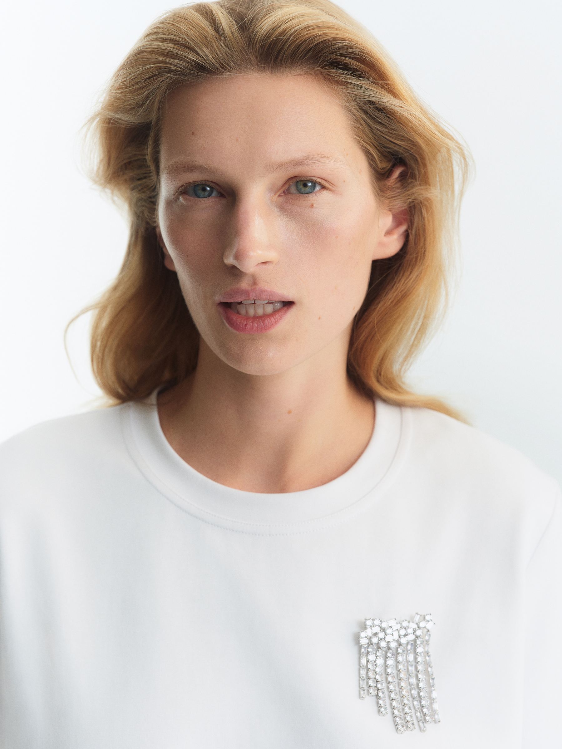 PEARL Heavyweight T-Shirt - White - Regular fit - Women - StillMedia/Environmental - 1