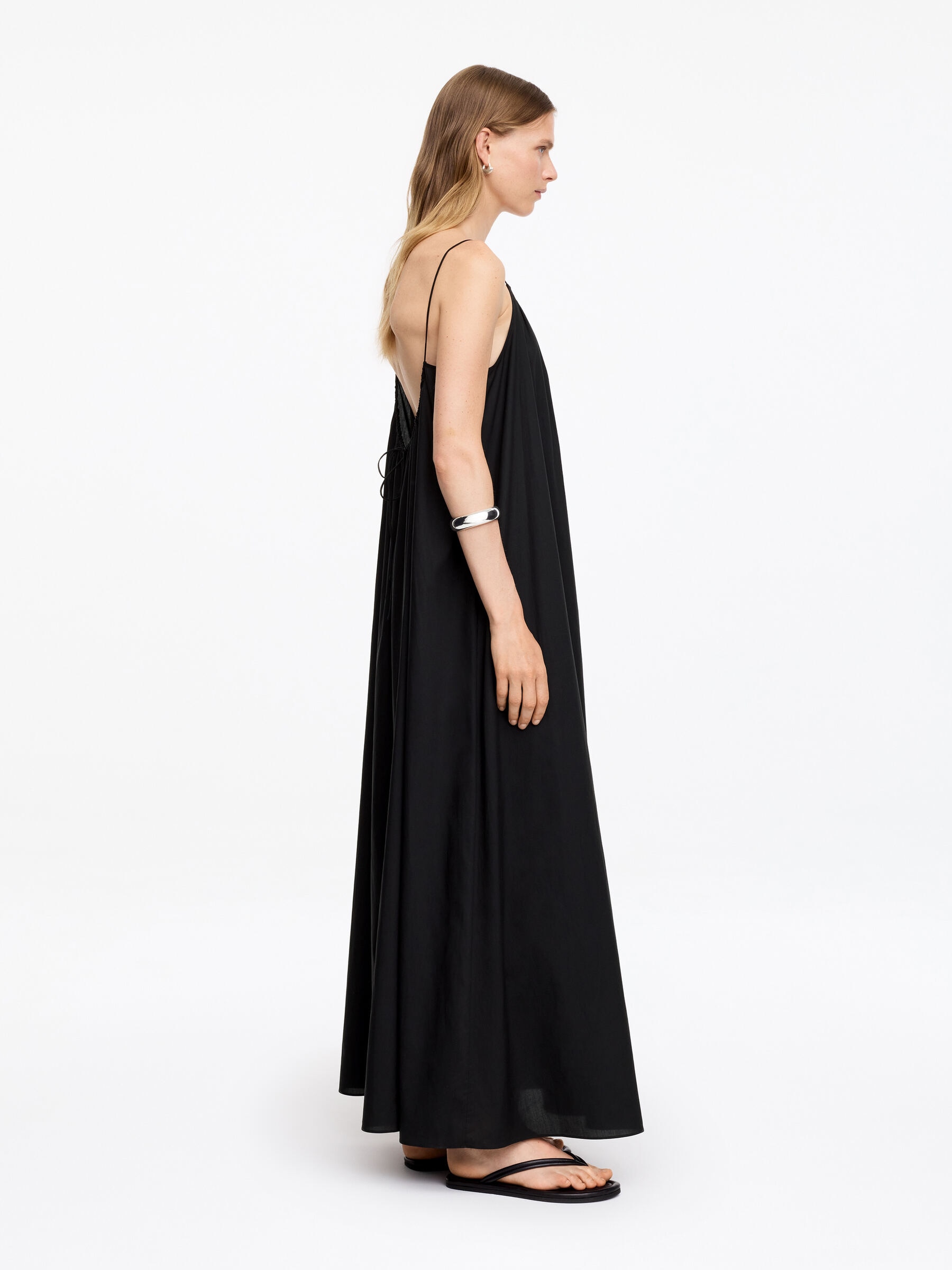 Robe de plage en lyocell et coton - Noir - Loose fit - Femme - StillMedia/Lookbook - 5