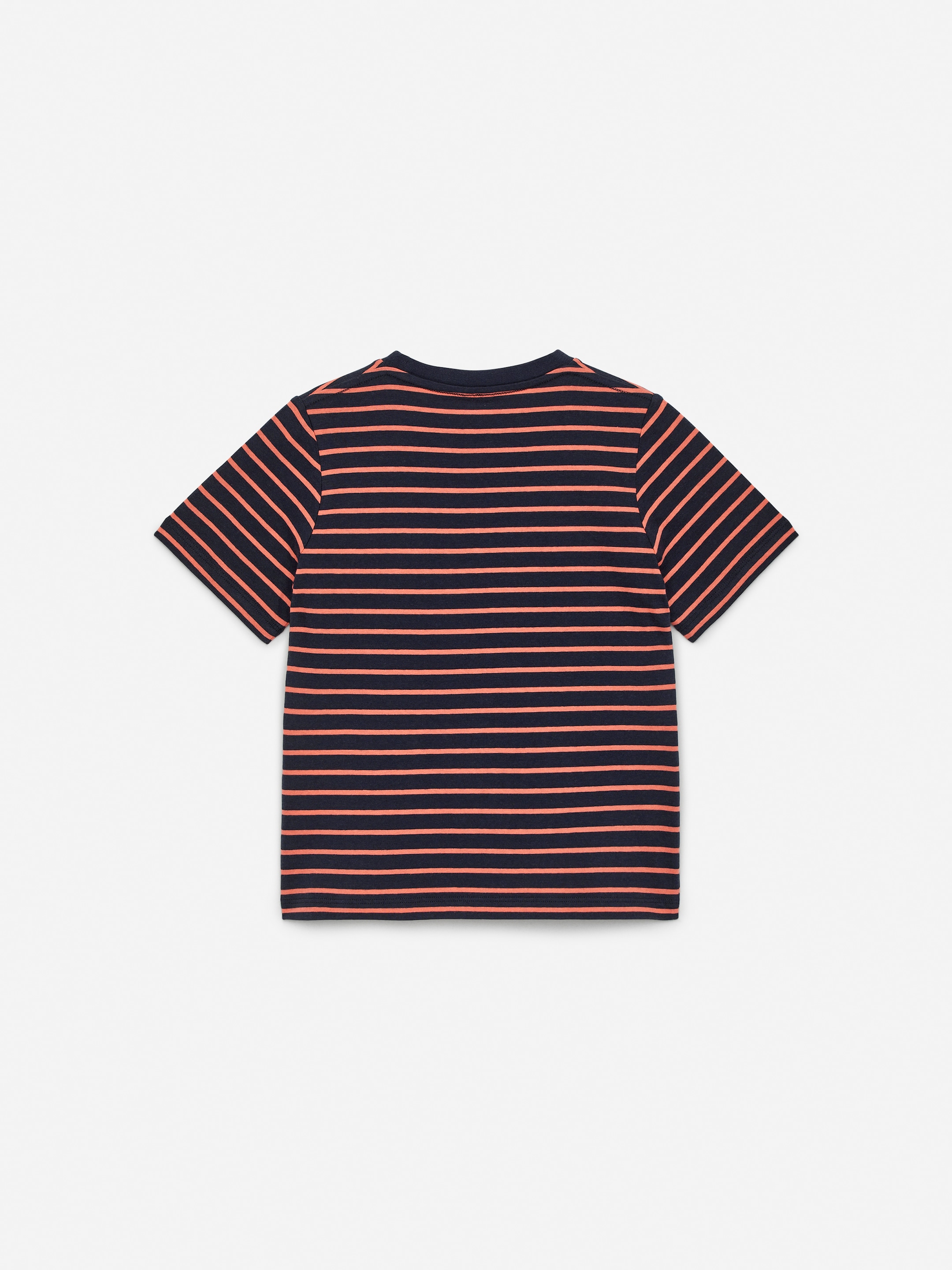 Stripe T-Shirt - Orange/Dark Blue - Regular fit - Children - StillMedia/DescriptiveStillLife - 3