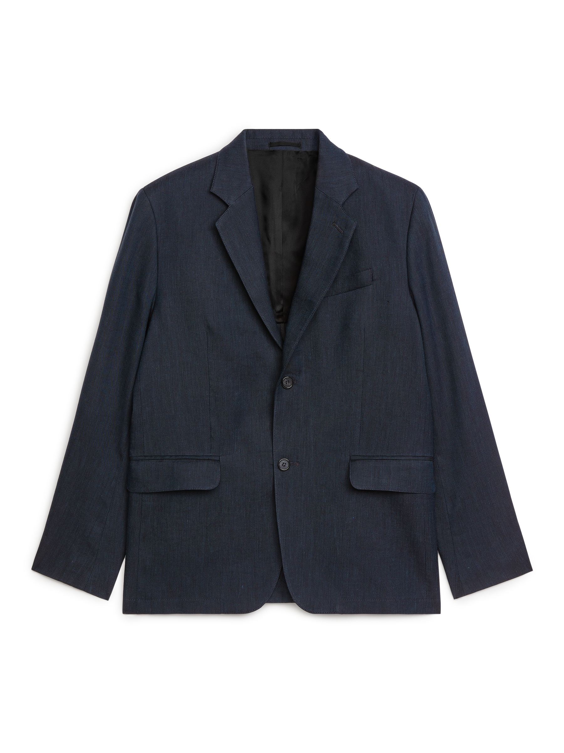 Moderner Blazer aus Hanf und Baumwolle - Dunkelblau - Herren - StillMedia/DescriptiveStillLife - 1