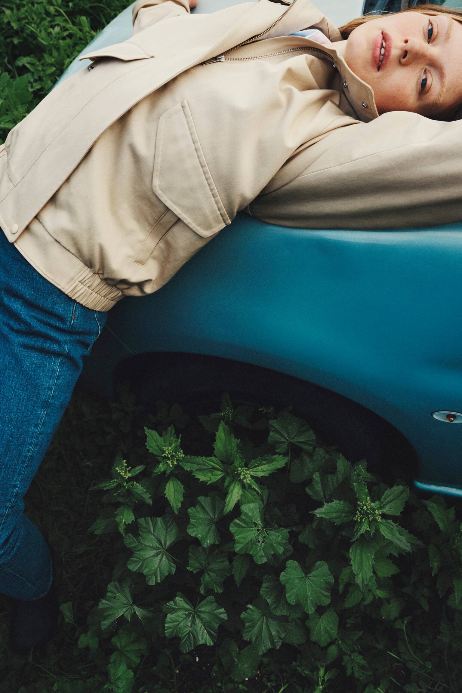 Kurtka Harrington - Beżowy/Różowy - 7