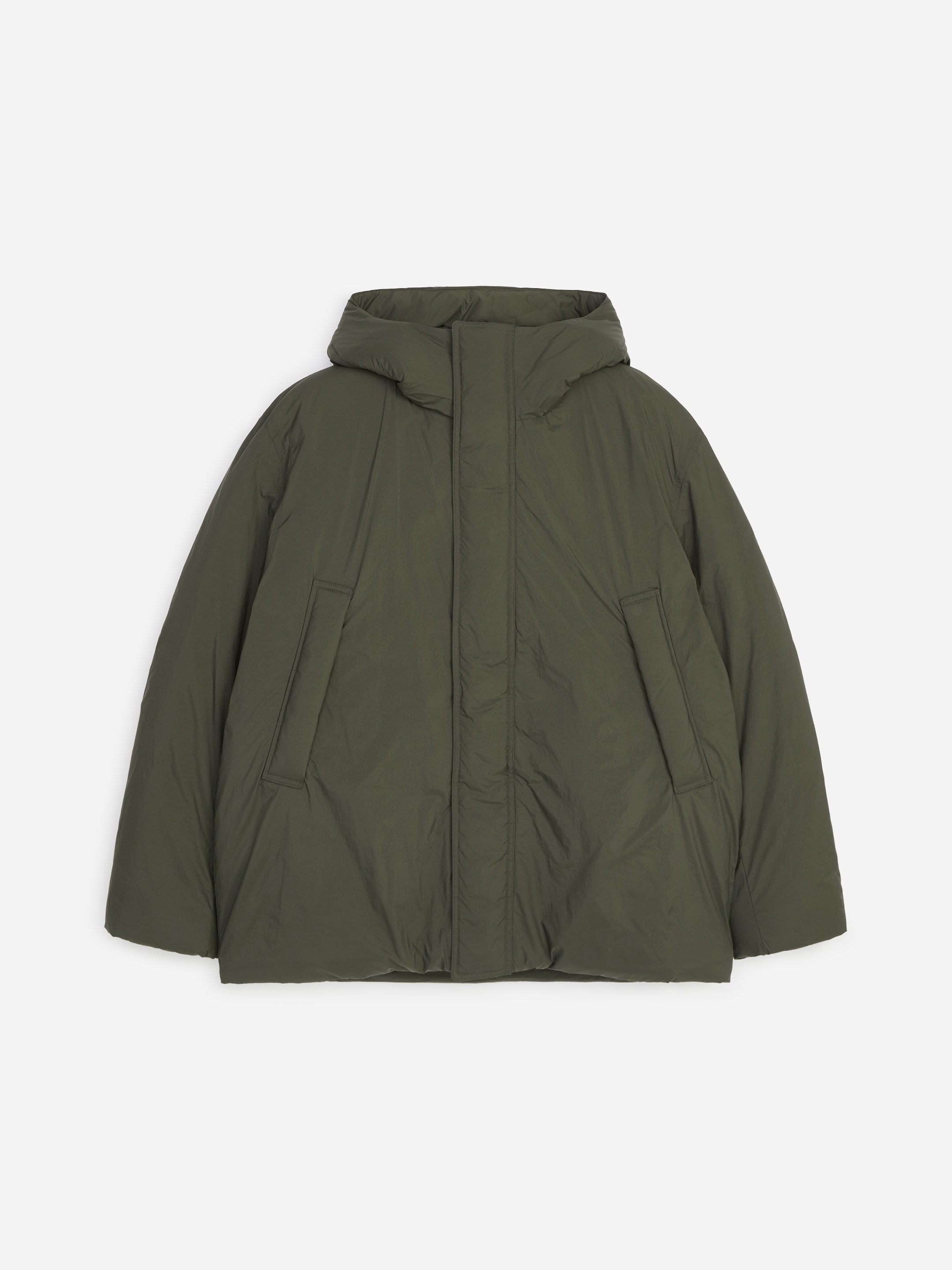 Giacca con cappuccio Re:Down - Verde kaki - Regular fit - men - StillMedia/DescriptiveStillLife - 1